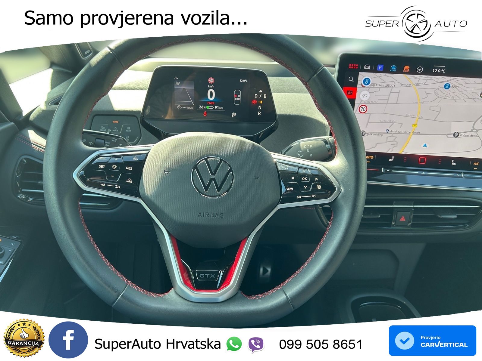Volkswagen ID.3 GTX Performance 84 kWh (326 KS) LED+GR SJED+ACC