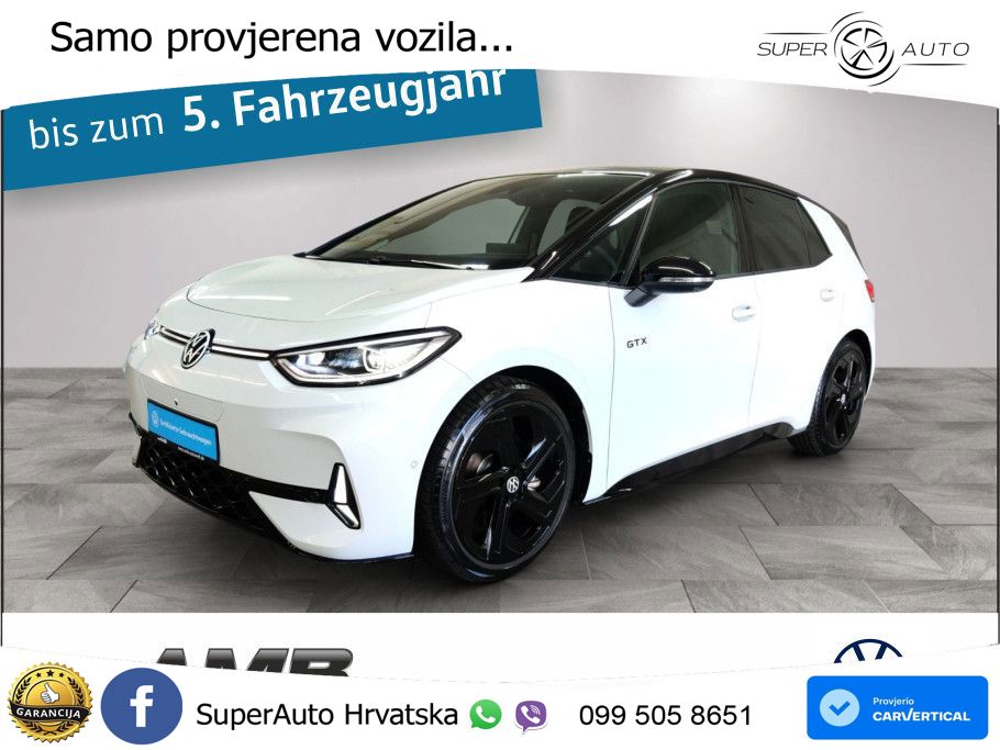 Volkswagen ID.3 GTX Performance 84 kWh (326 KS) LED+GR SJED+ACC