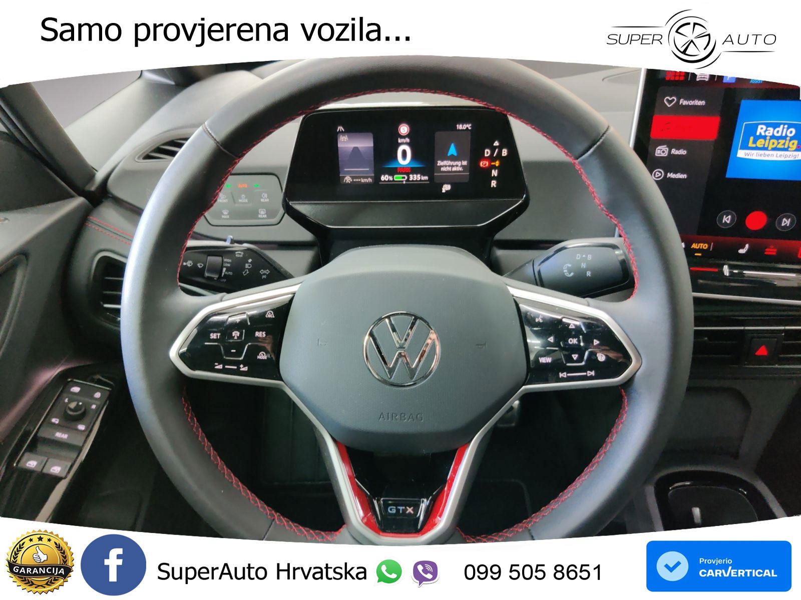 Volkswagen ID.3 GTX Performance 84 kWh (326 KS) LED+GR SJED+ACC