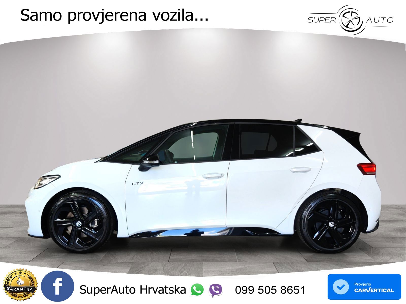 Volkswagen ID.3 GTX Performance 84 kWh (326 KS) LED+GR SJED+ACC
