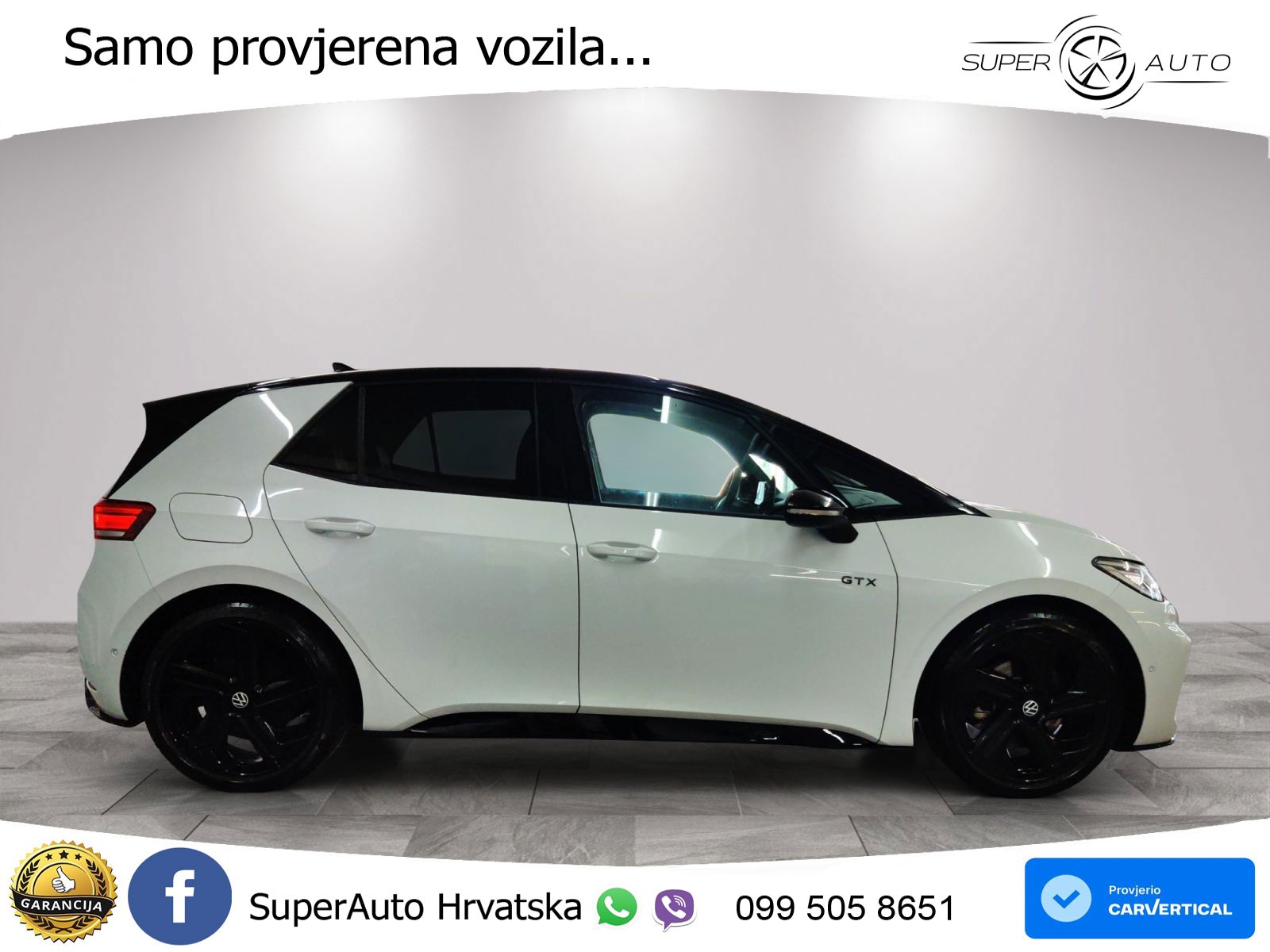 Volkswagen ID.3 GTX Performance 84 kWh (326 KS) LED+GR SJED+ACC
