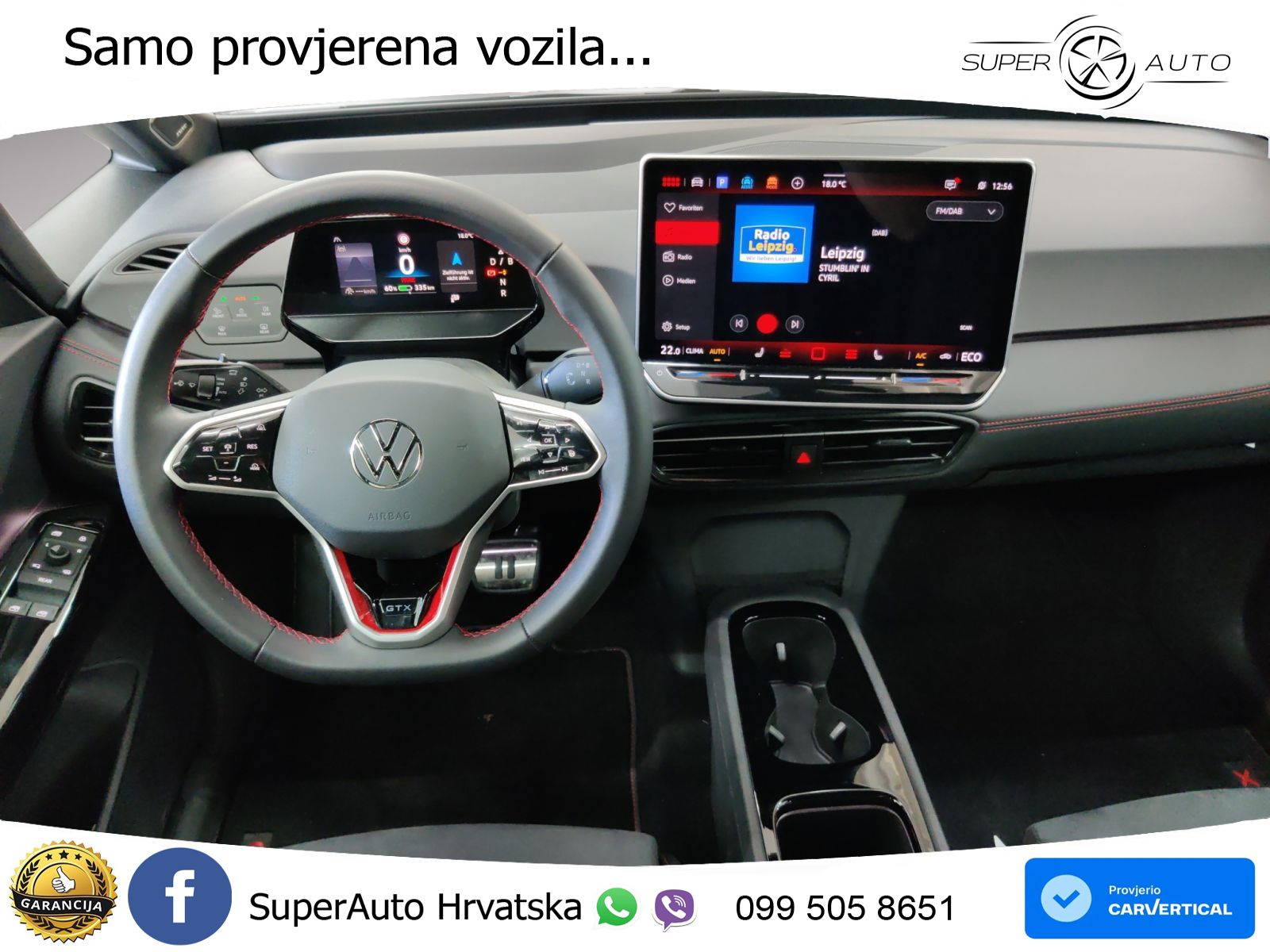 Volkswagen ID.3 GTX Performance 84 kWh (326 KS) LED+GR SJED+ACC