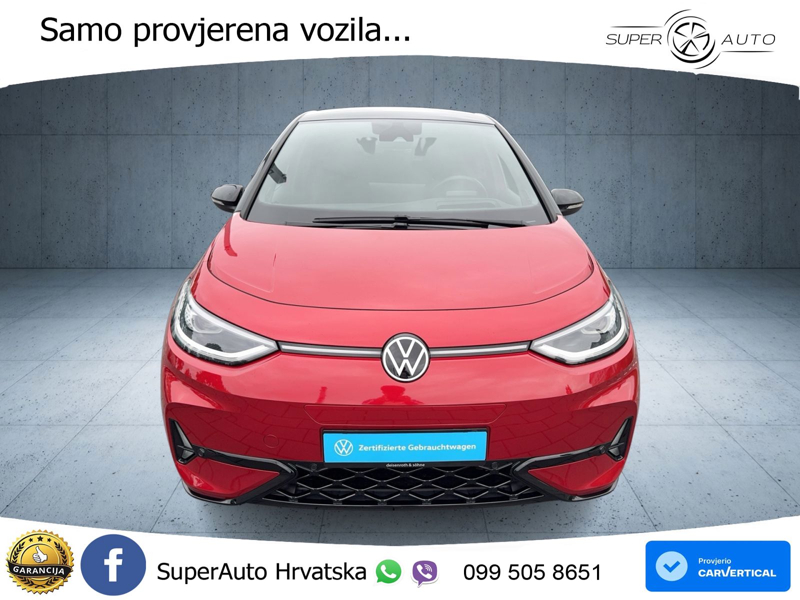 Volkswagen ID.3 GTX Performance 84 kWh (326 KS) LED+GR SJED+ACC
