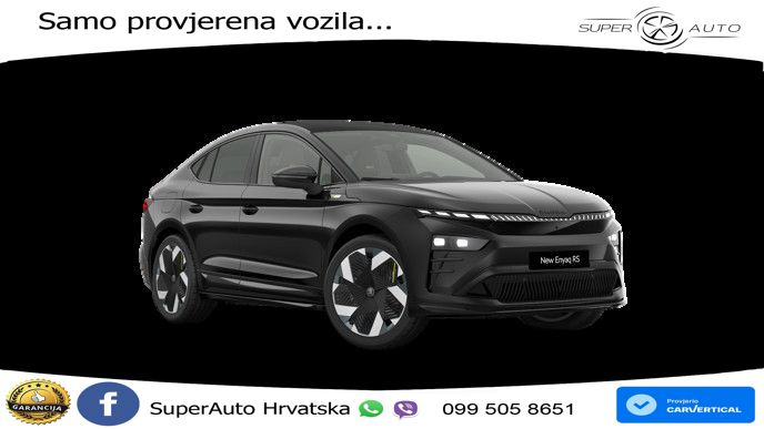 Škoda Enyaq Coupe iV RS 82 kWh (340 KS) AWD LED+ACC