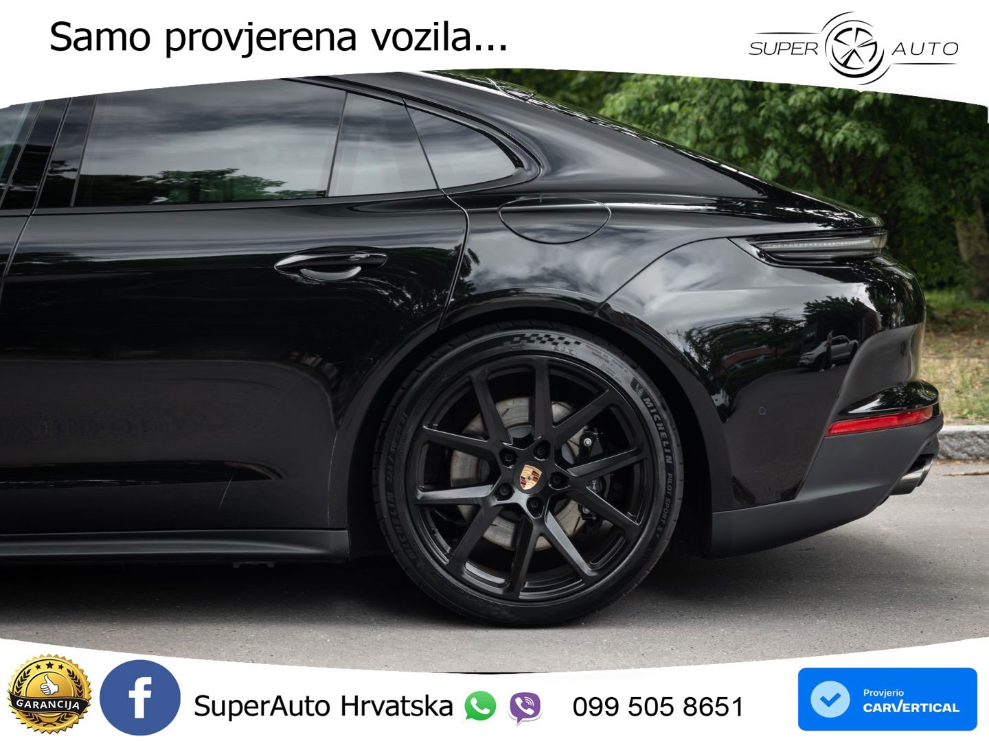 Porsche Panamera 4 2.9 V6 (470 KS) E-Hybrid PDK ACC+HEAD+4xGR SJED+360+PANO