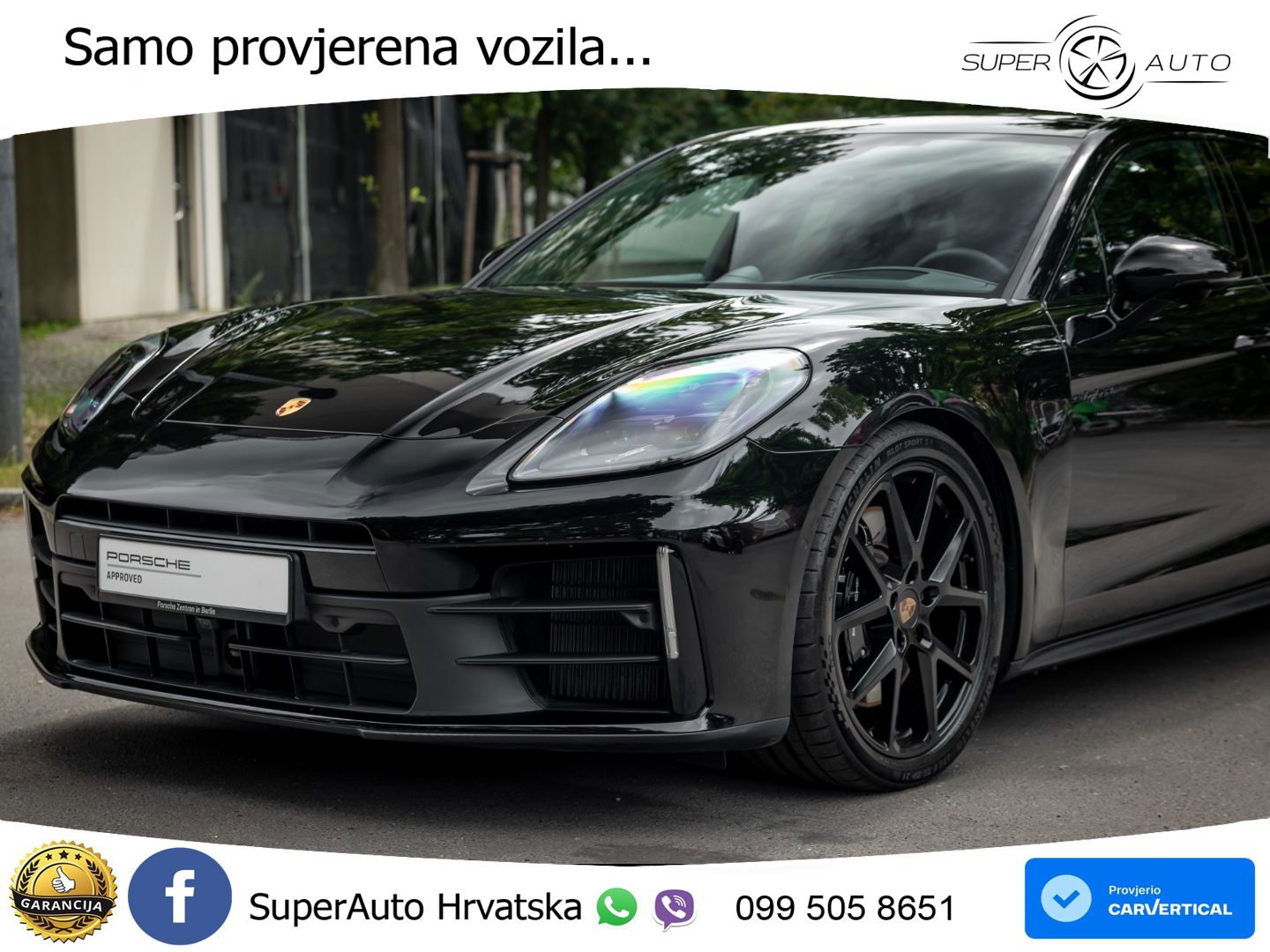 Porsche Panamera 4 2.9 V6 (470 KS) E-Hybrid PDK ACC+HEAD+4xGR SJED+360+PANO