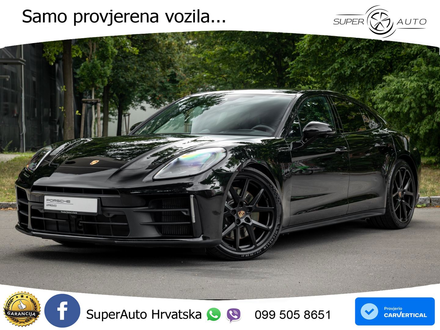 Porsche Panamera 4 2.9 V6 (470 KS) E-Hybrid PDK ACC+HEAD+4xGR SJED+360+PANO