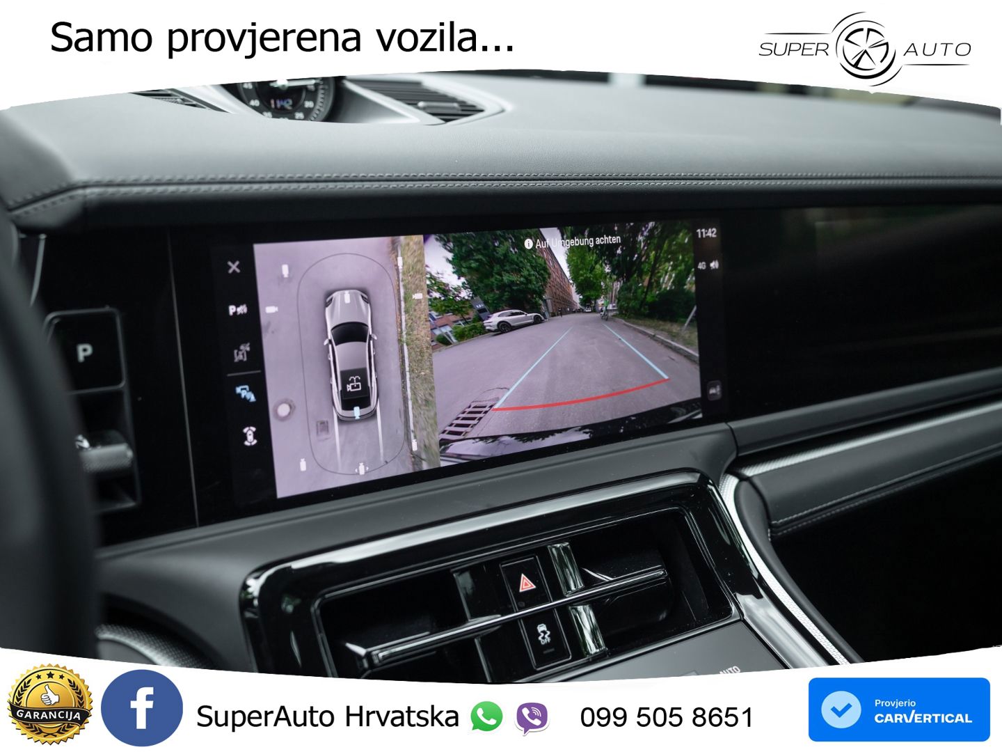 Porsche Panamera 4 2.9 V6 (470 KS) E-Hybrid PDK ACC+HEAD+4xGR SJED+360+PANO