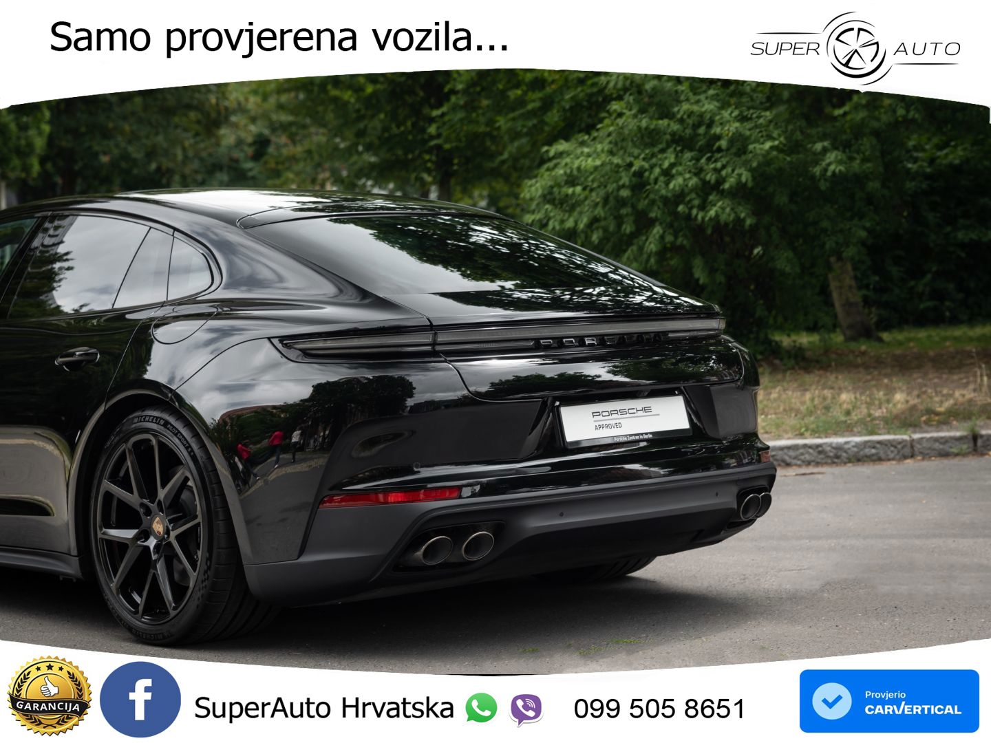 Porsche Panamera 4 2.9 V6 (470 KS) E-Hybrid PDK ACC+HEAD+4xGR SJED+360+PANO
