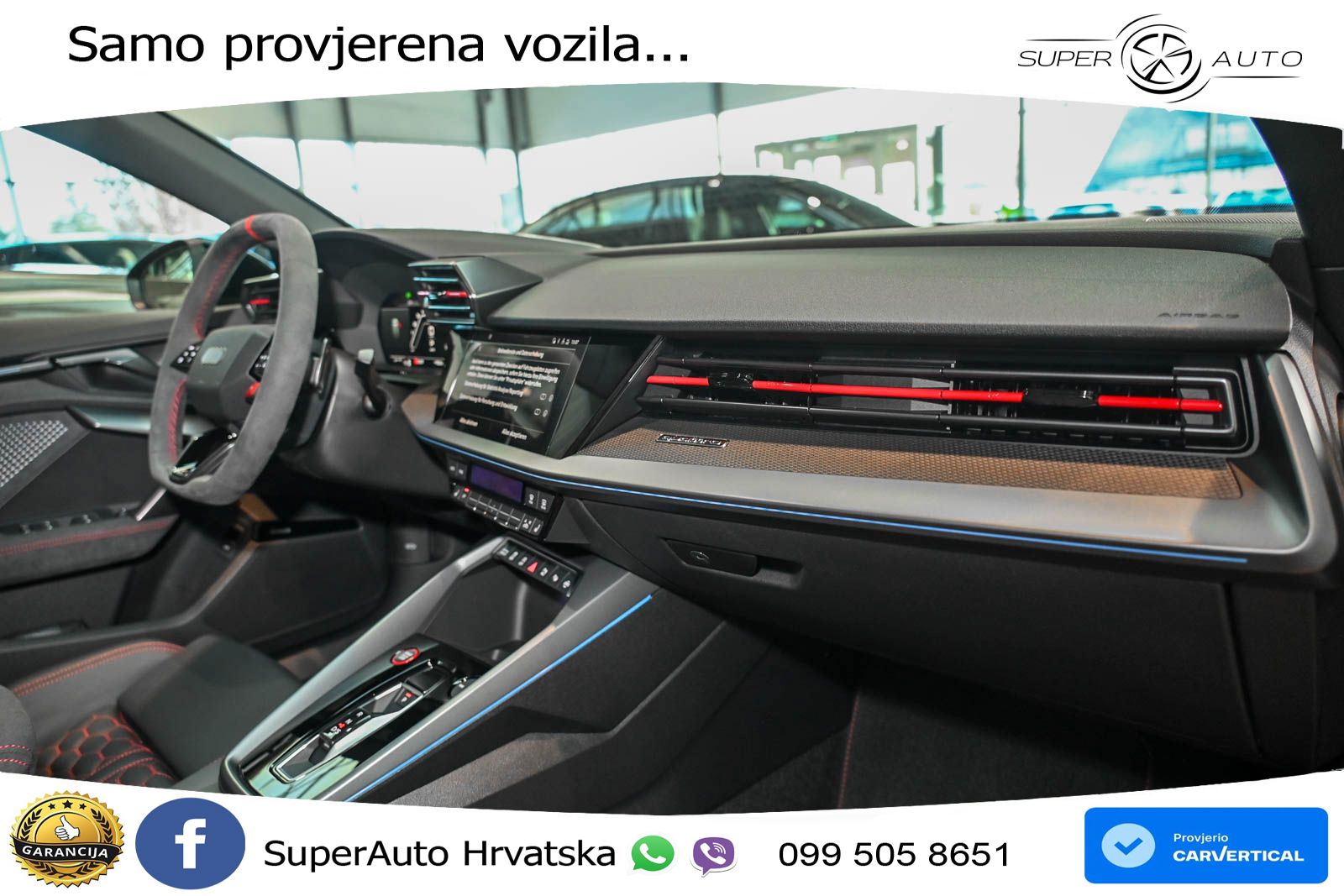 Audi RS3 Sedan 2.5 TFSI (400 KS) quattro S tronic LED+GR SJED+ACC