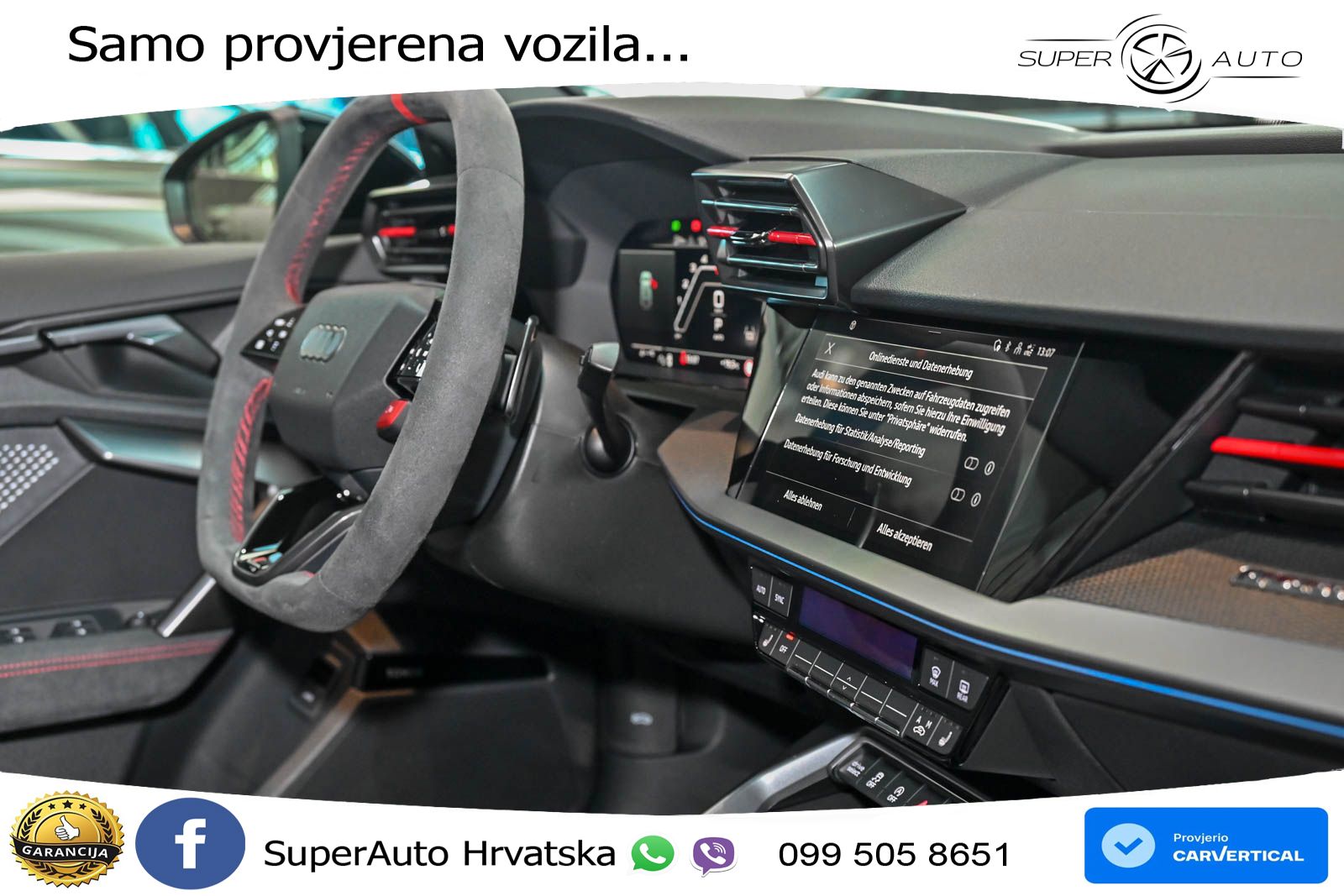 Audi RS3 Sedan 2.5 TFSI (400 KS) quattro S tronic LED+GR SJED+ACC