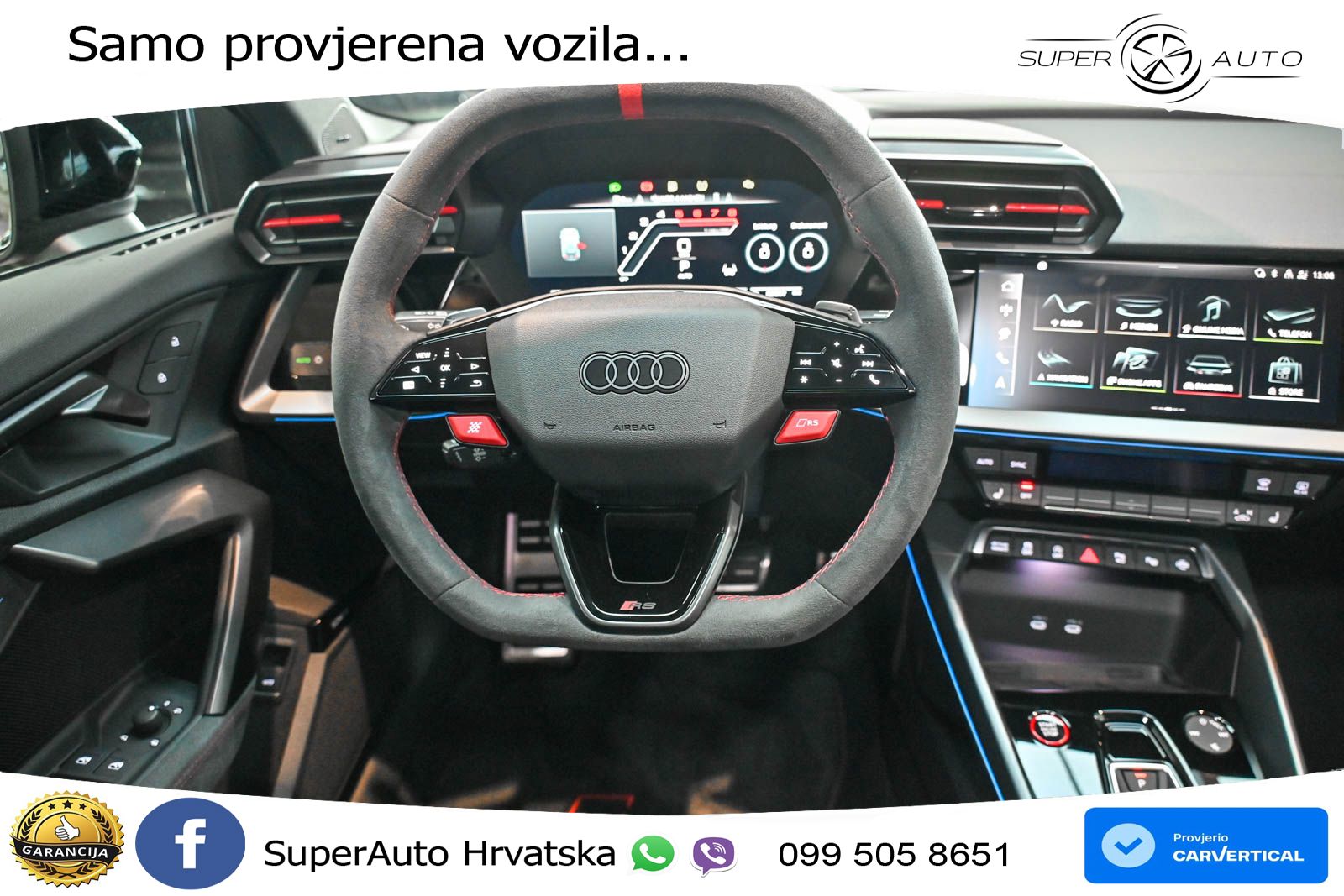 Audi RS3 Sedan 2.5 TFSI (400 KS) quattro S tronic LED+GR SJED+ACC