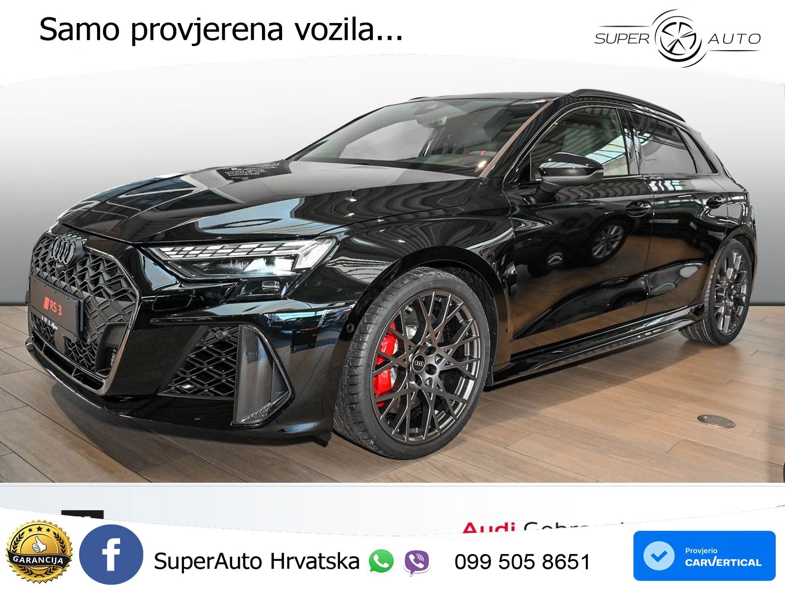 Audi RS3 Sedan 2.5 TFSI (400 KS) quattro S tronic LED+GR SJED+ACC