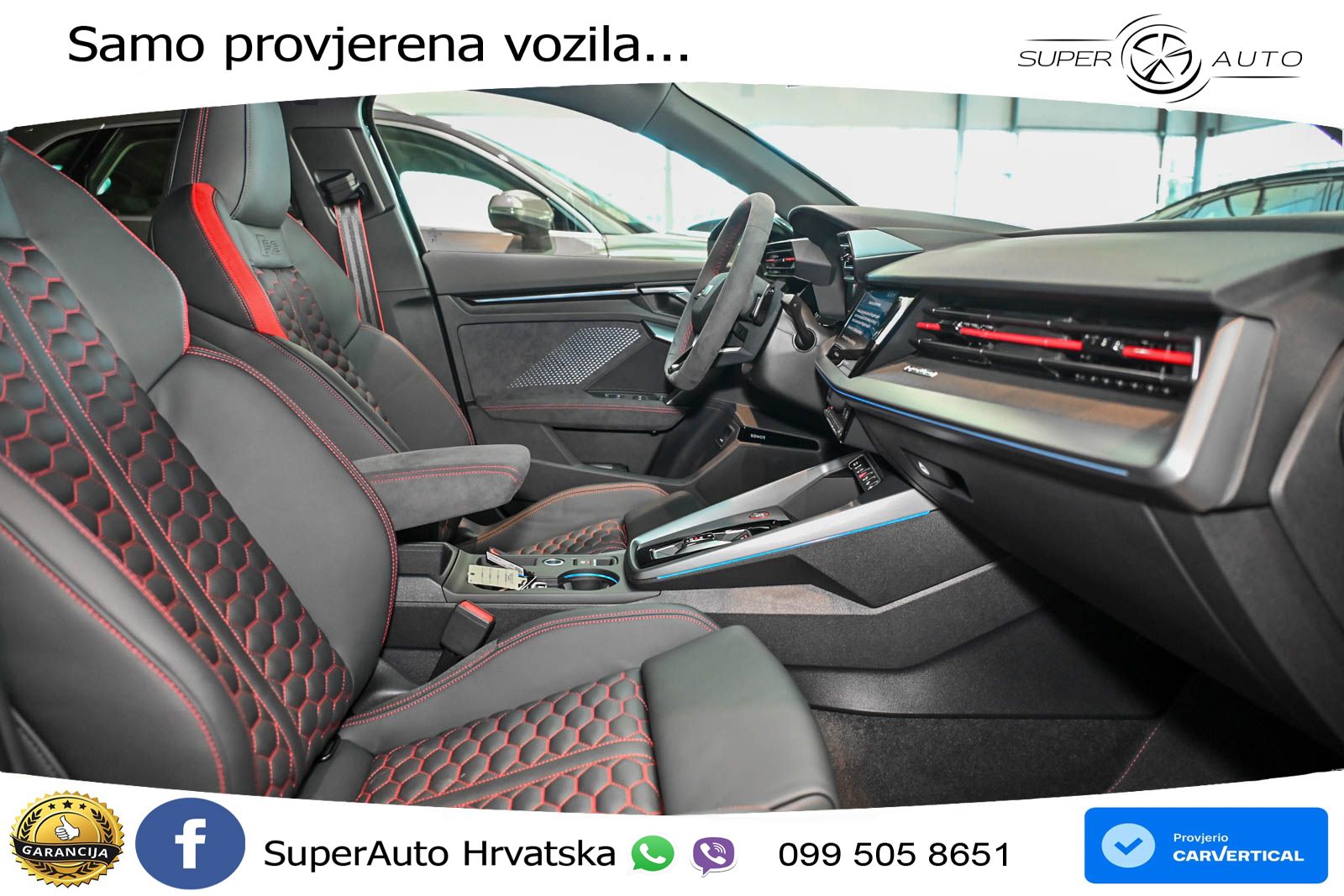 Audi RS3 Sedan 2.5 TFSI (400 KS) quattro S tronic LED+GR SJED+ACC