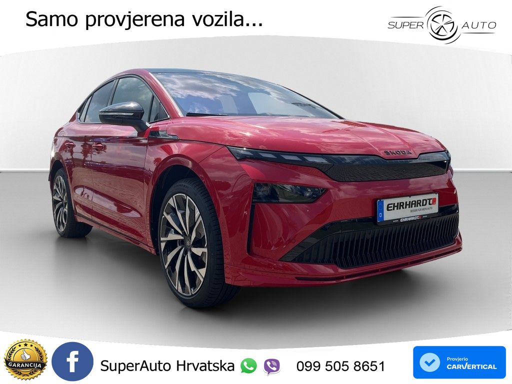 Škoda Enyaq Coupe iV 85 82 kWh (286 KS) SportLine LED+GR SJED+ACC