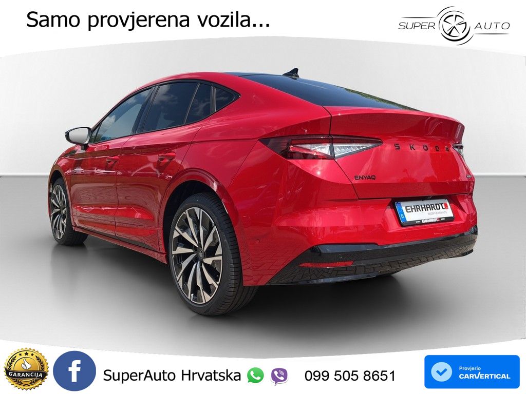 Škoda Enyaq Coupe iV 85 82 kWh (286 KS) SportLine LED+GR SJED+ACC
