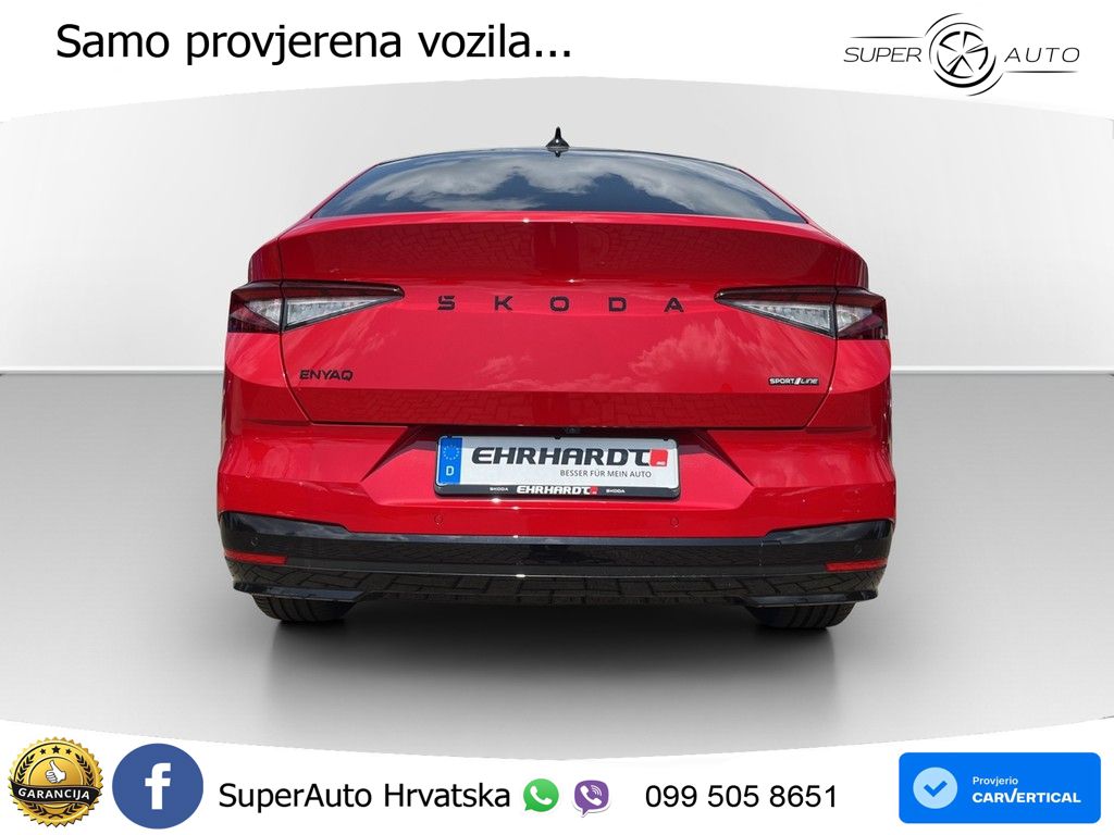 Škoda Enyaq Coupe iV 85 82 kWh (286 KS) SportLine LED+GR SJED+ACC