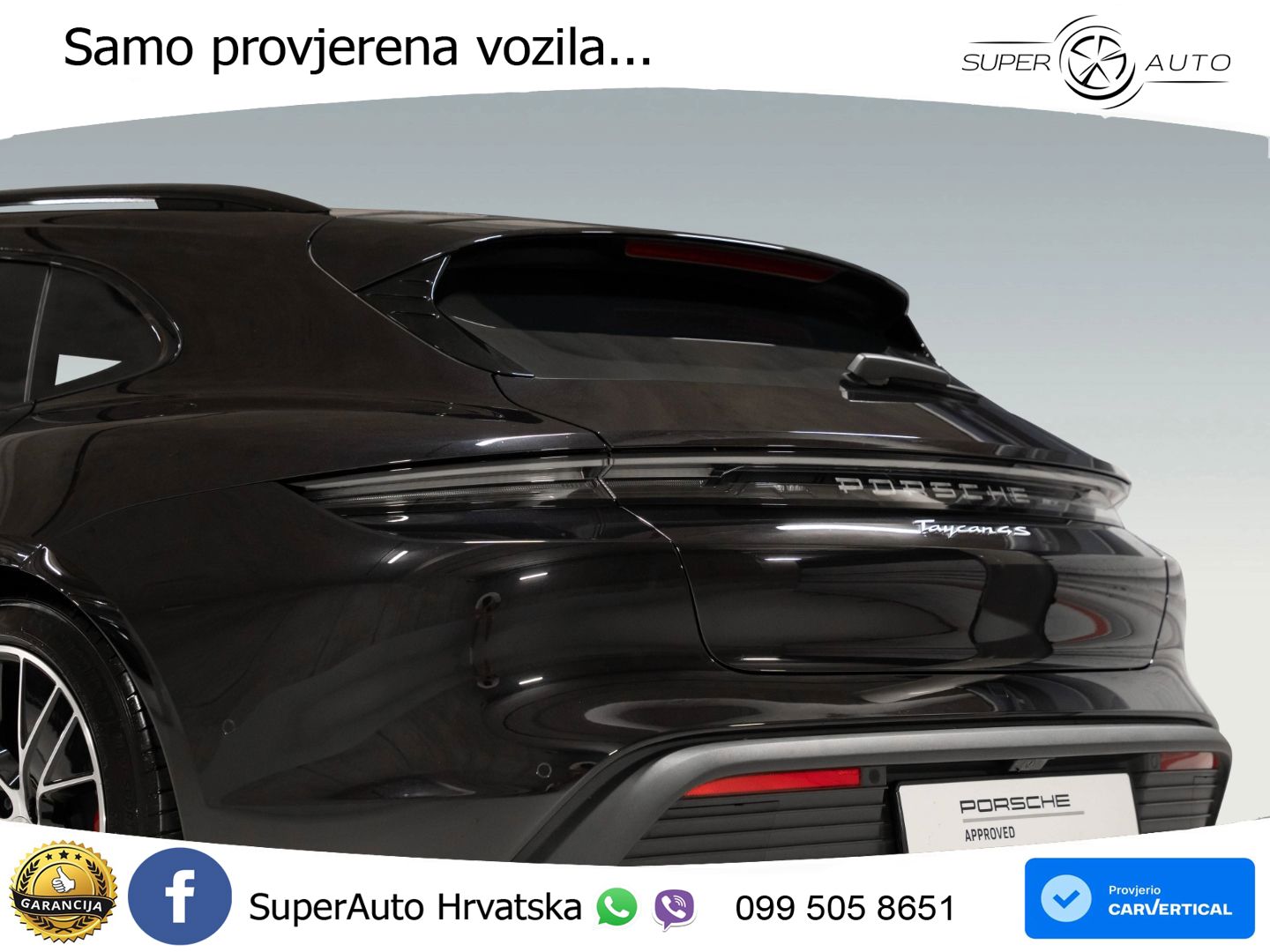 Porsche Taycan Sport Turismo 4S 105 kWh (598 KS)
