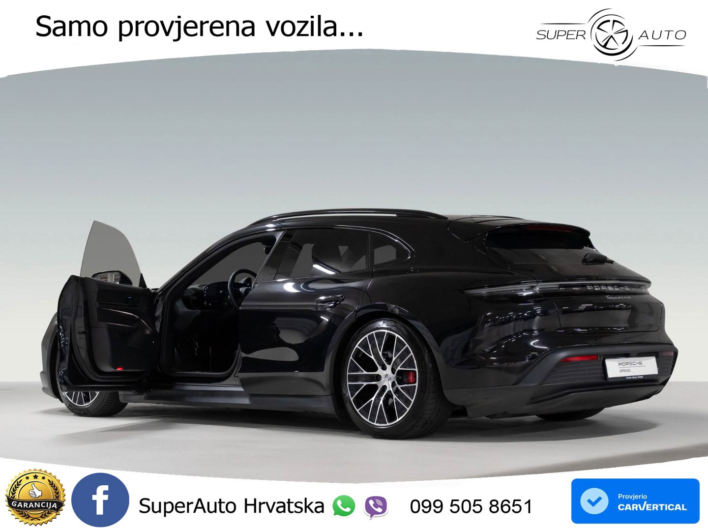Porsche Taycan Sport Turismo 4S 105 kWh (598 KS)