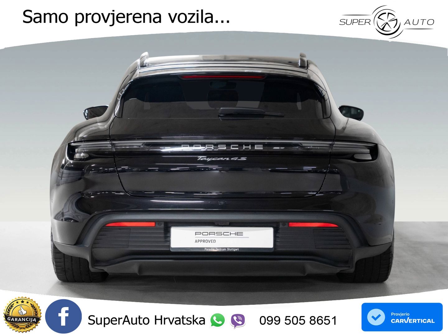 Porsche Taycan Sport Turismo 4S 105 kWh (598 KS)
