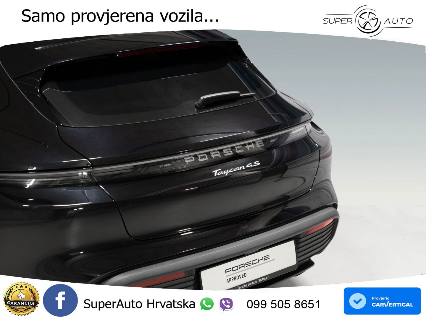 Porsche Taycan Sport Turismo 4S 105 kWh (598 KS)