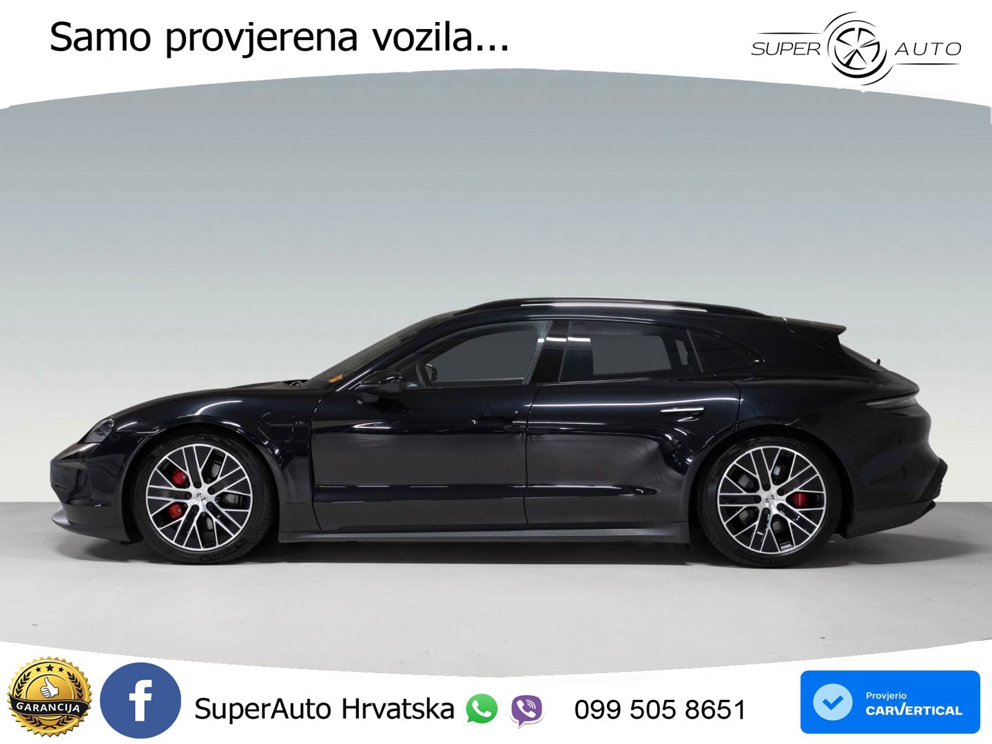 Porsche Taycan Sport Turismo 4S 105 kWh (598 KS)