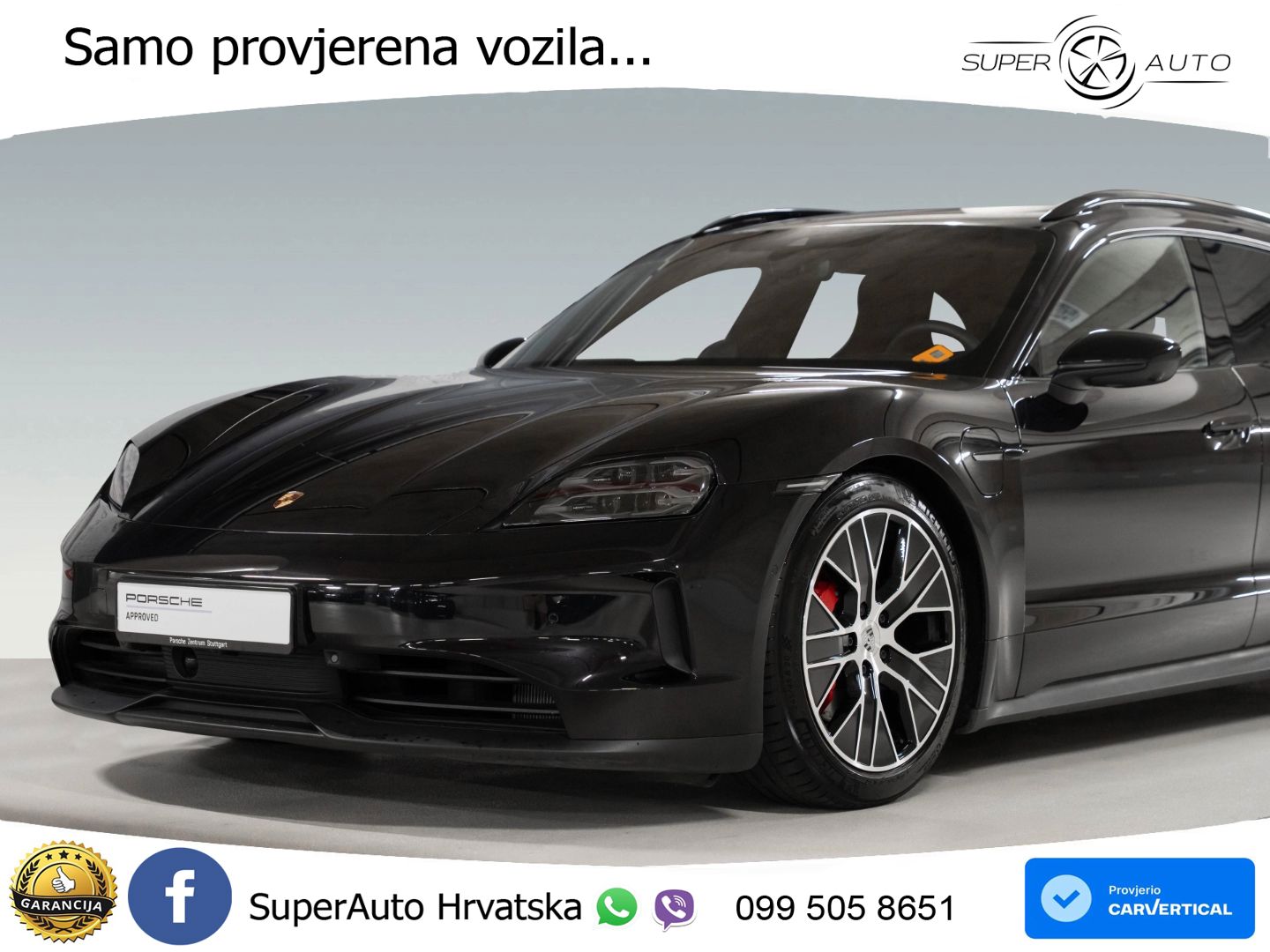 Porsche Taycan Sport Turismo 4S 105 kWh (598 KS)