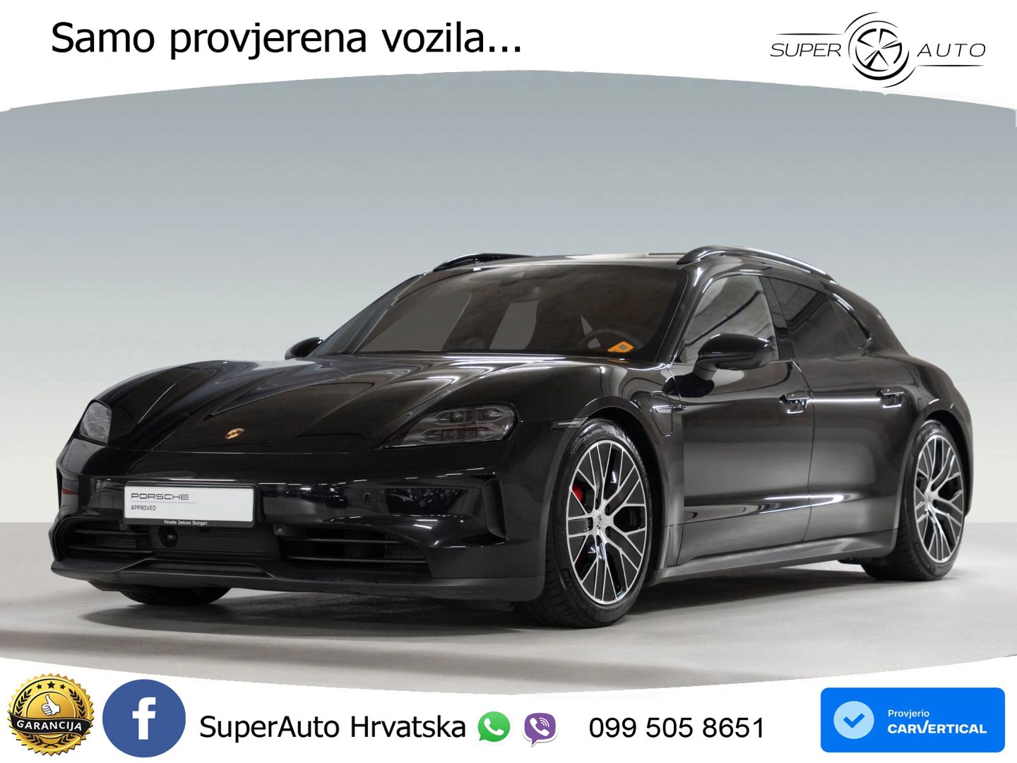 Porsche Taycan Sport Turismo 4S 105 kWh (598 KS)