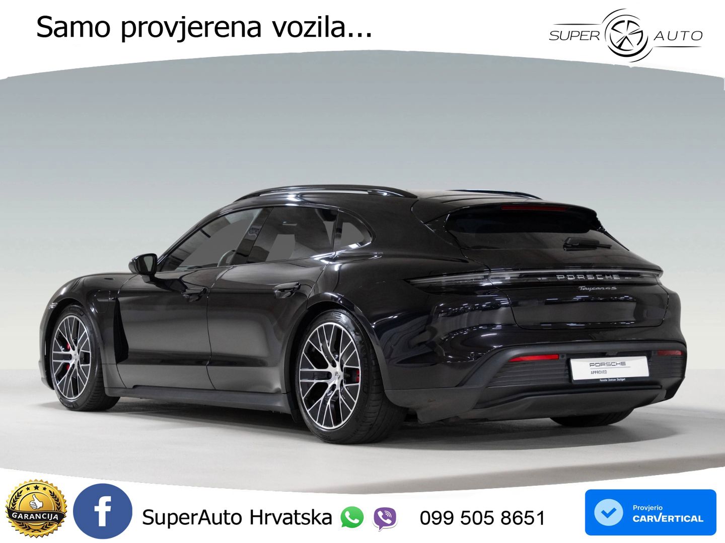 Porsche Taycan Sport Turismo 4S 105 kWh (598 KS)