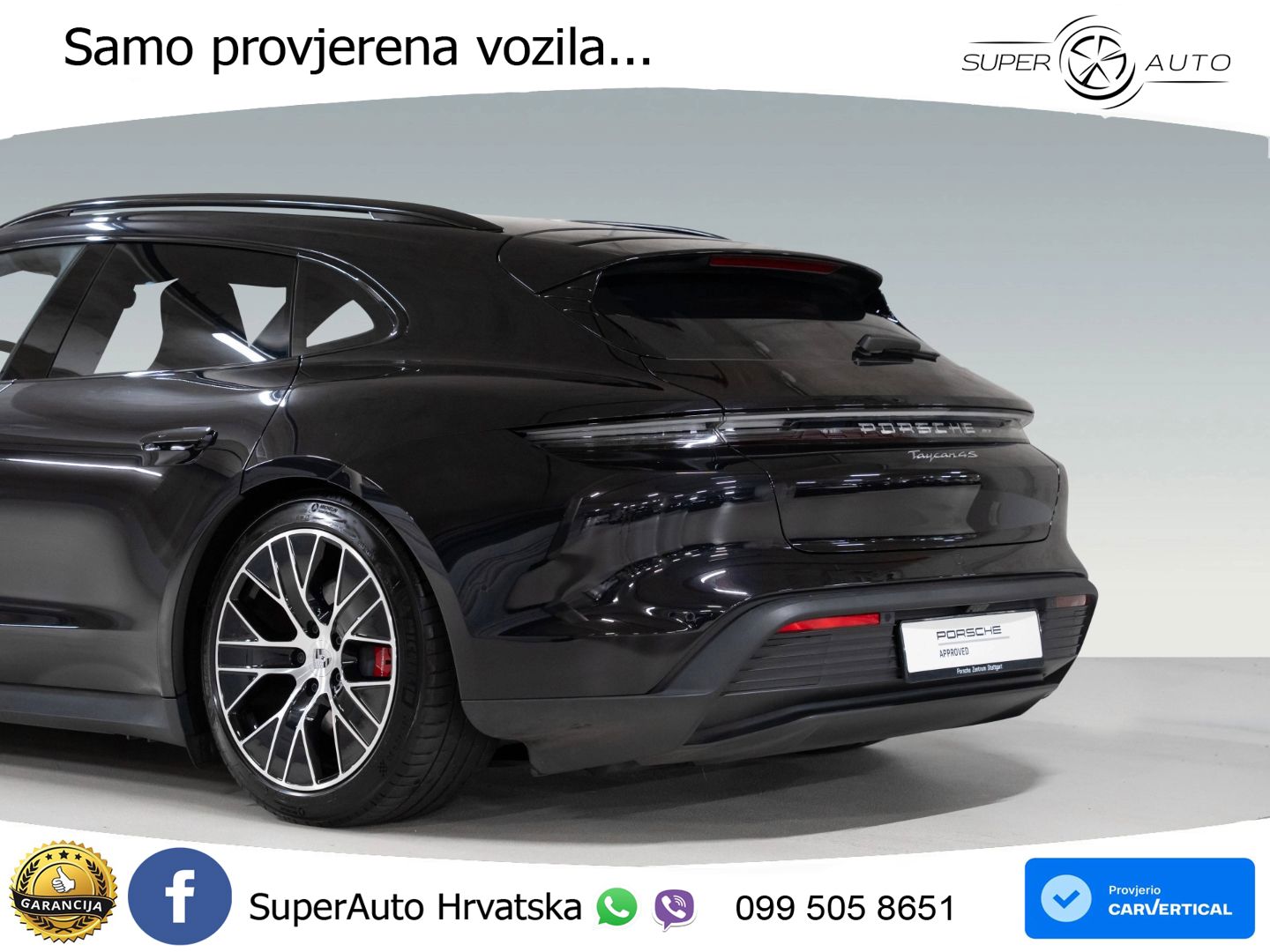 Porsche Taycan Sport Turismo 4S 105 kWh (598 KS)
