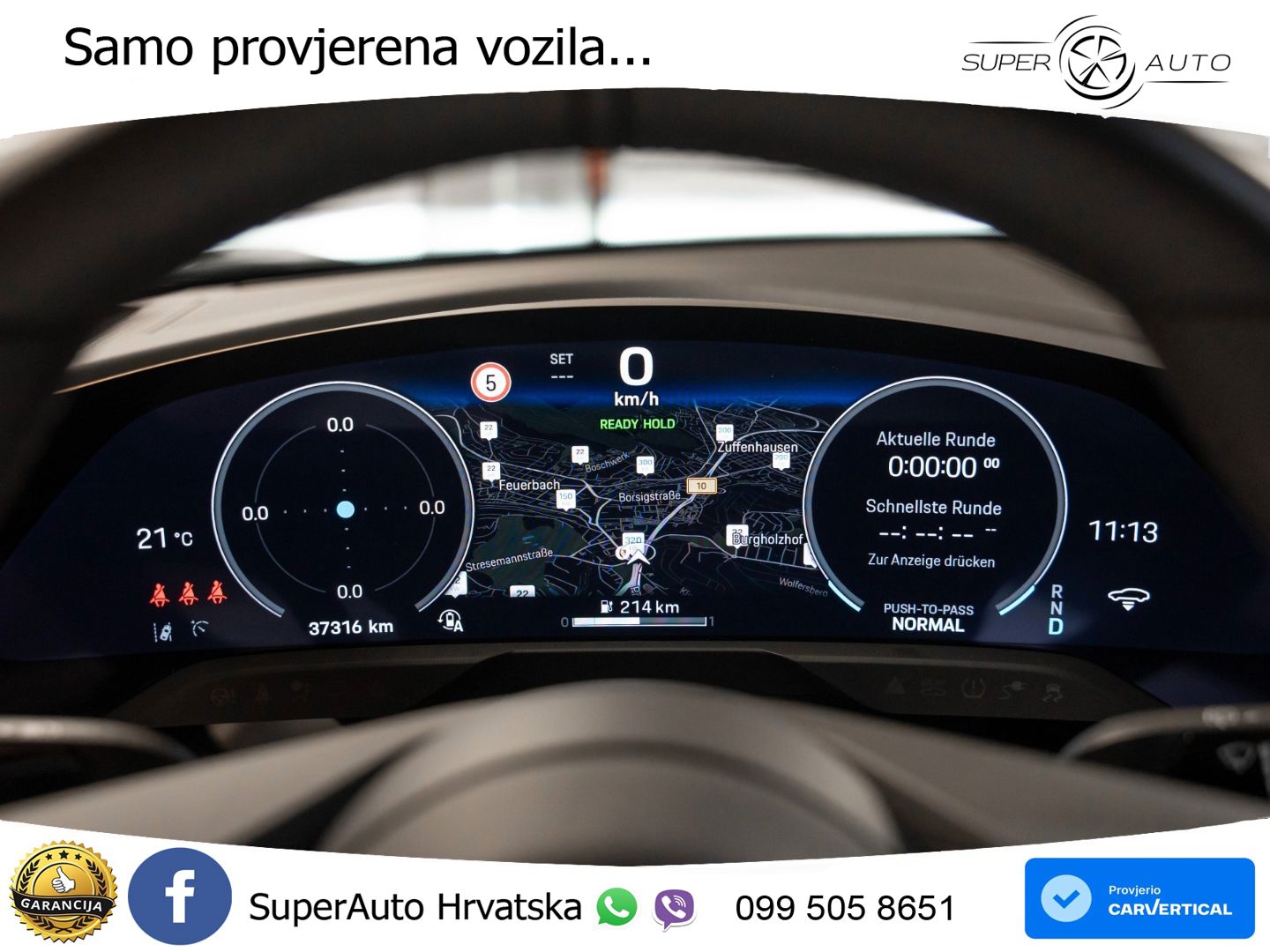 Porsche Taycan Sport Turismo 4S 105 kWh (598 KS)