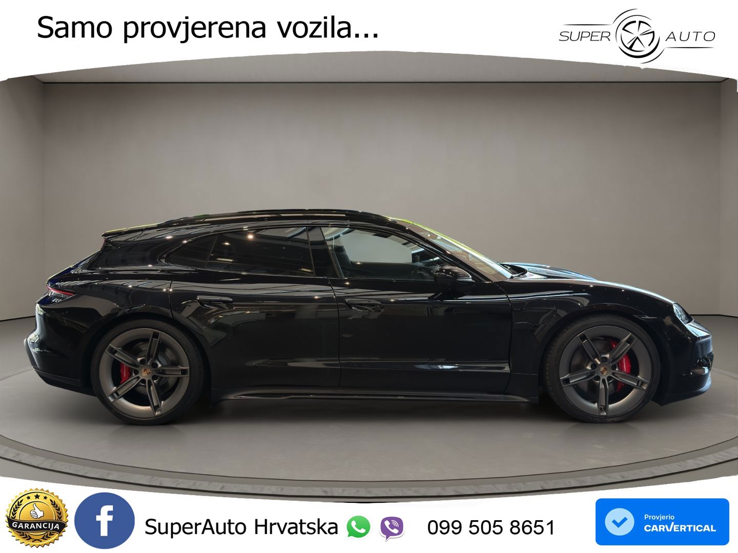 Porsche Taycan Sport Turismo 4S 105 kWh (598 KS)