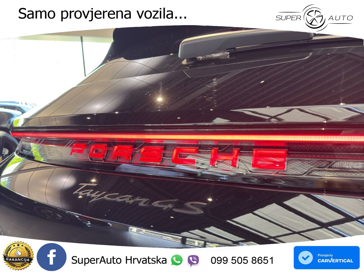 Porsche Taycan Sport Turismo 4S 105 kWh (598 KS)