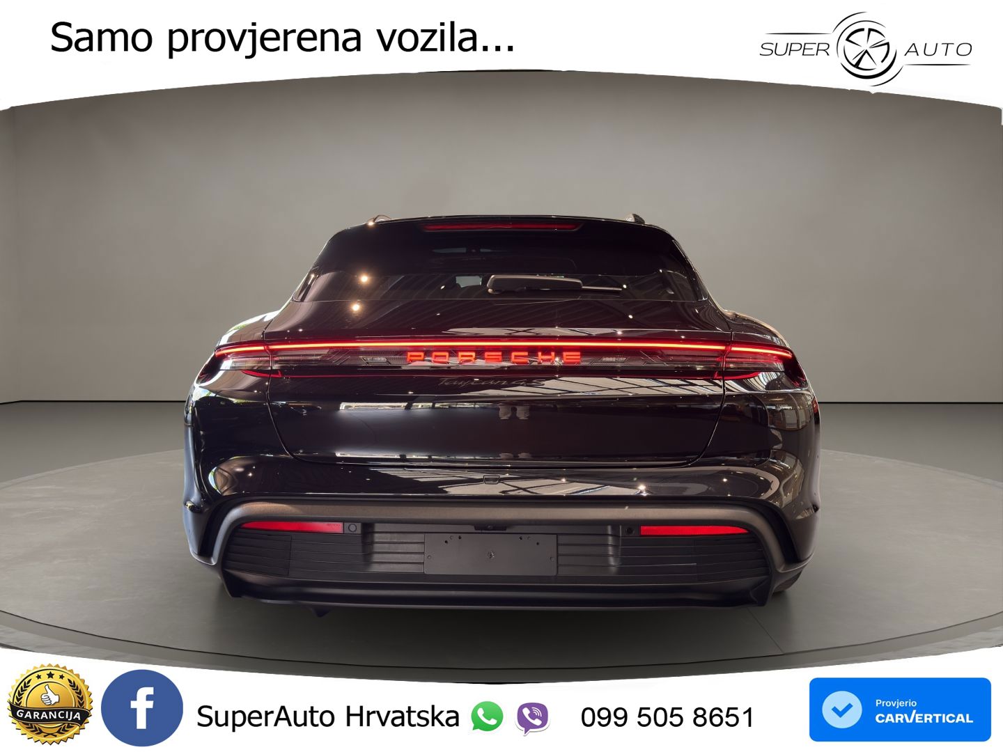 Porsche Taycan Sport Turismo 4S 105 kWh (598 KS)