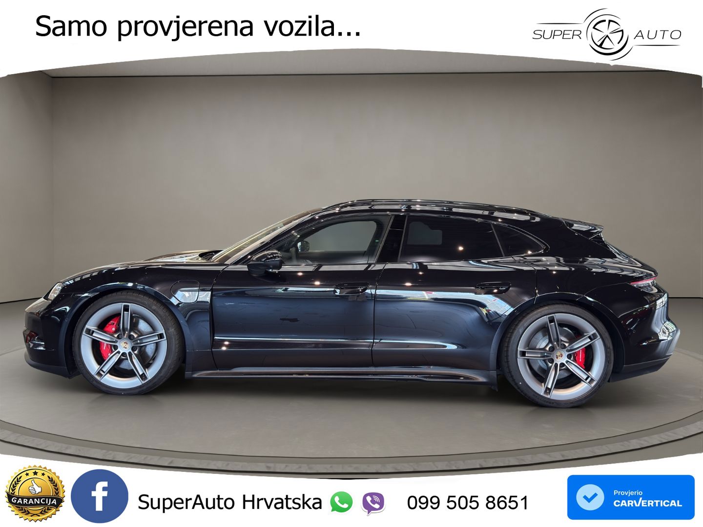 Porsche Taycan Sport Turismo 4S 105 kWh (598 KS)