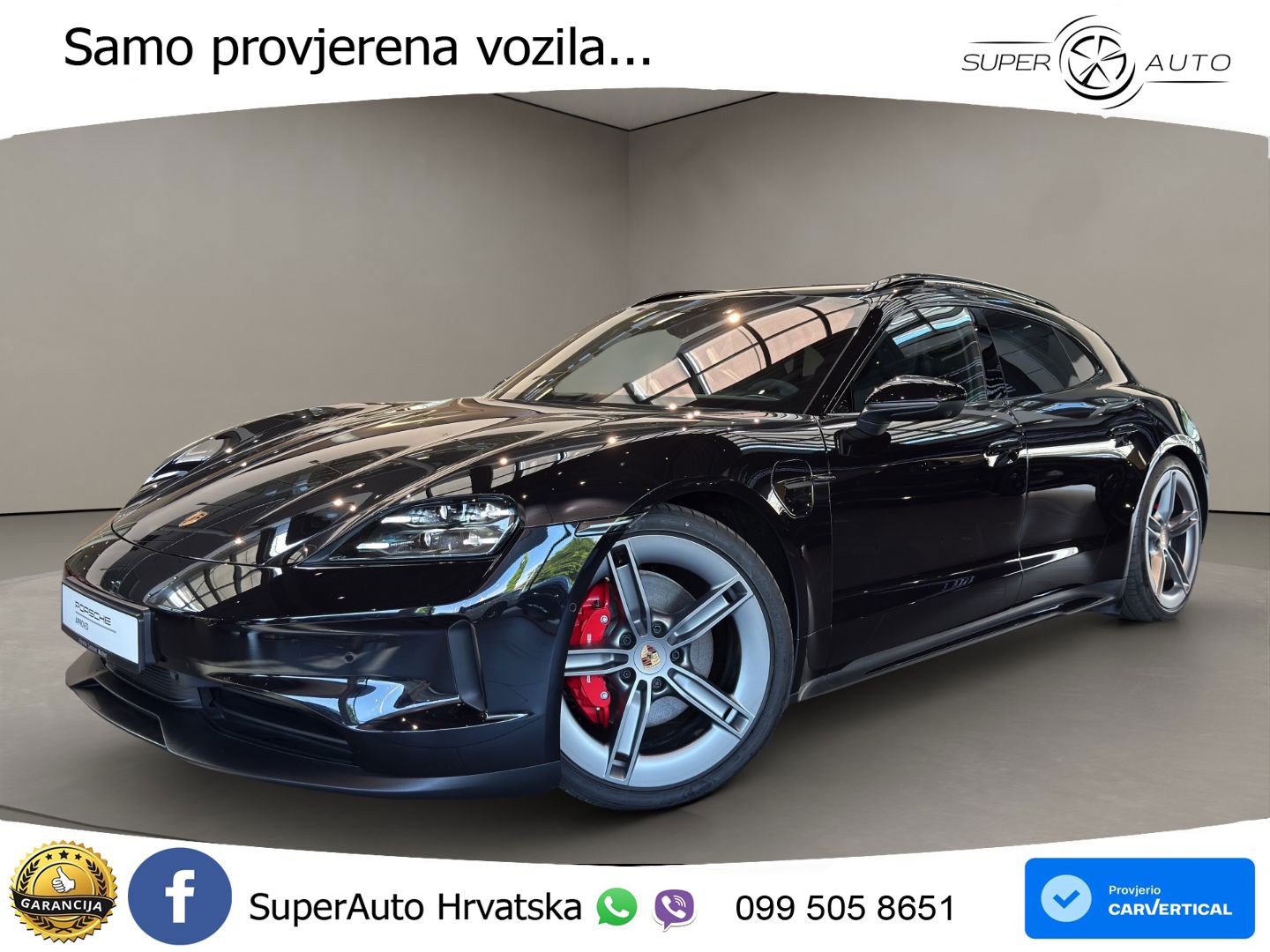 Porsche Taycan Sport Turismo 4S 105 kWh (598 KS)