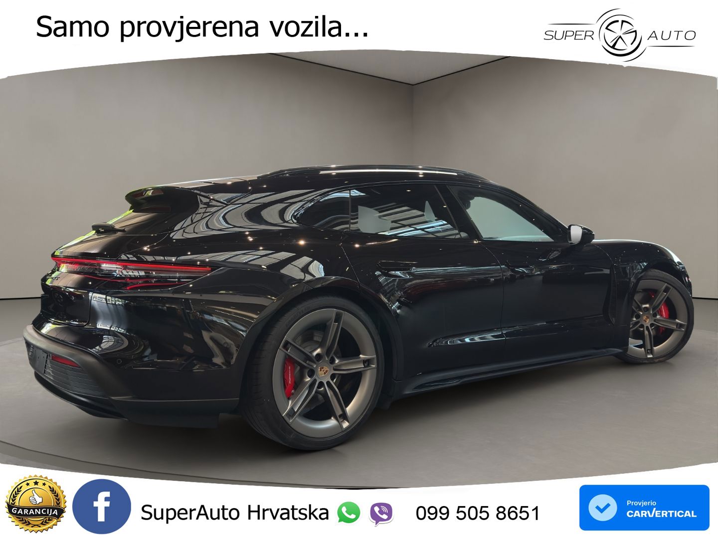 Porsche Taycan Sport Turismo 4S 105 kWh (598 KS)