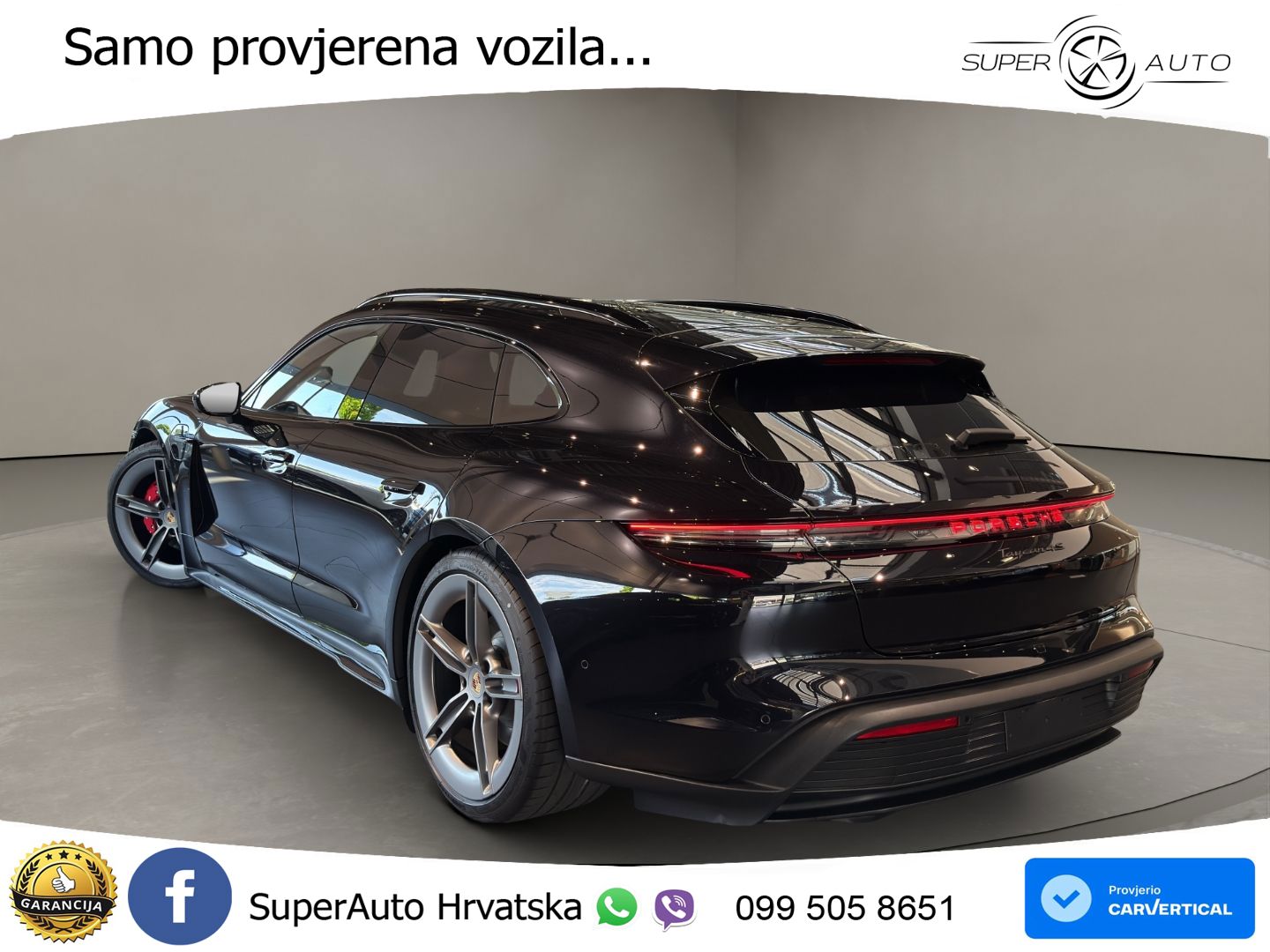 Porsche Taycan Sport Turismo 4S 105 kWh (598 KS)