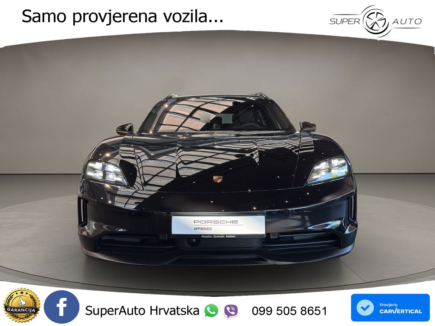 Porsche Taycan Sport Turismo 4S 105 kWh (598 KS)