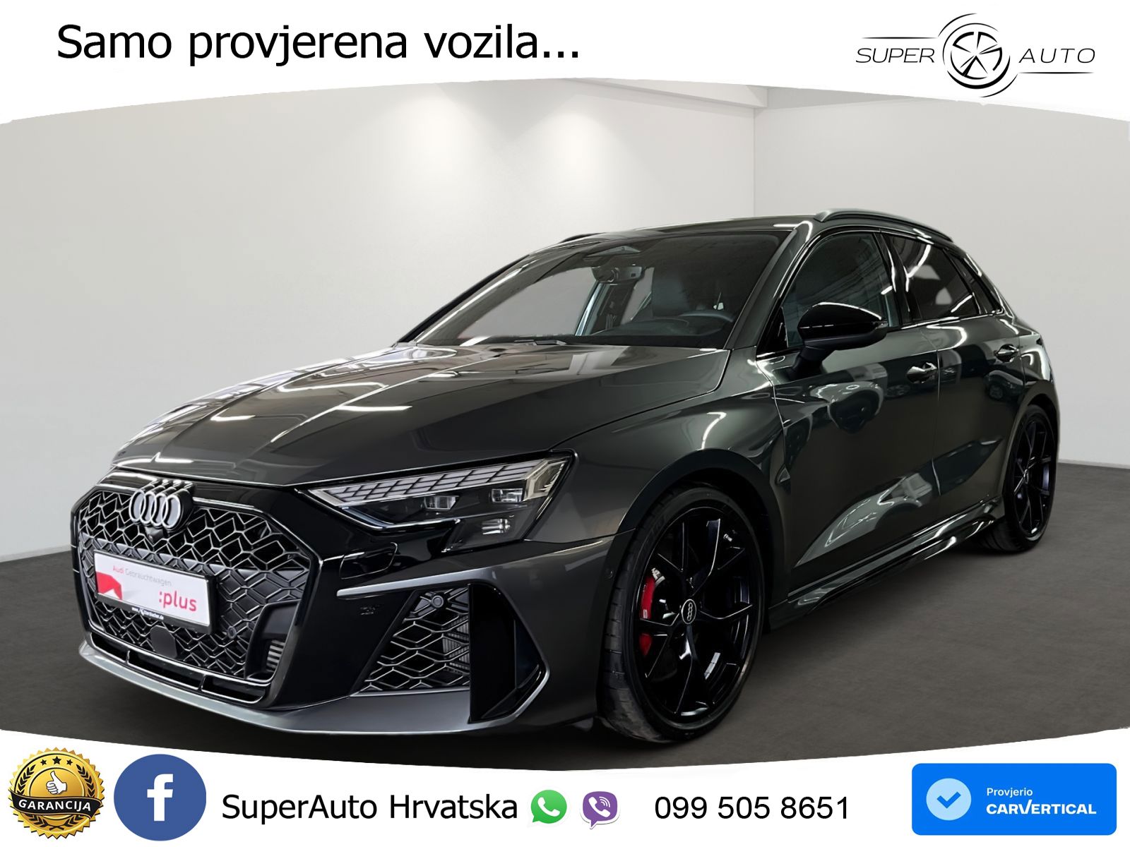 Audi RS3 Sedan 2.5 TFSI (400 KS) quattro S tronic LED+GR SJED+ACC