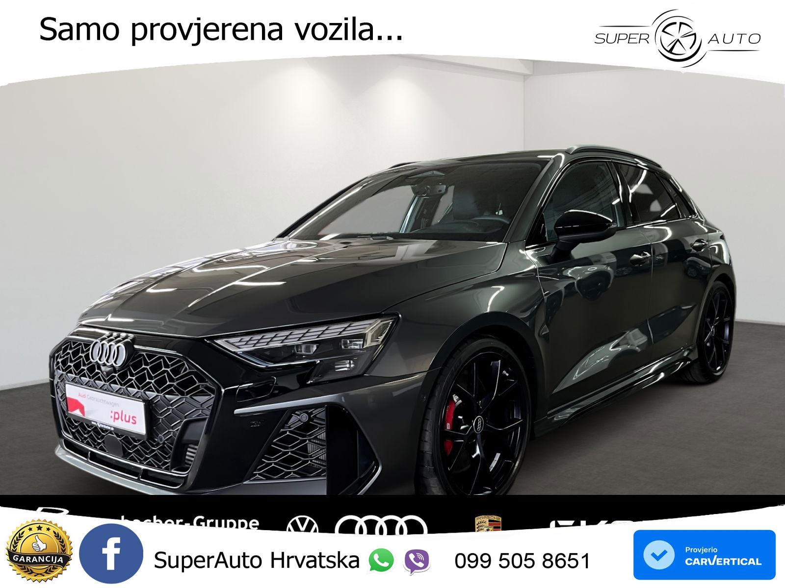 Audi RS3 Sedan 2.5 TFSI (400 KS) quattro S tronic LED+GR SJED+ACC