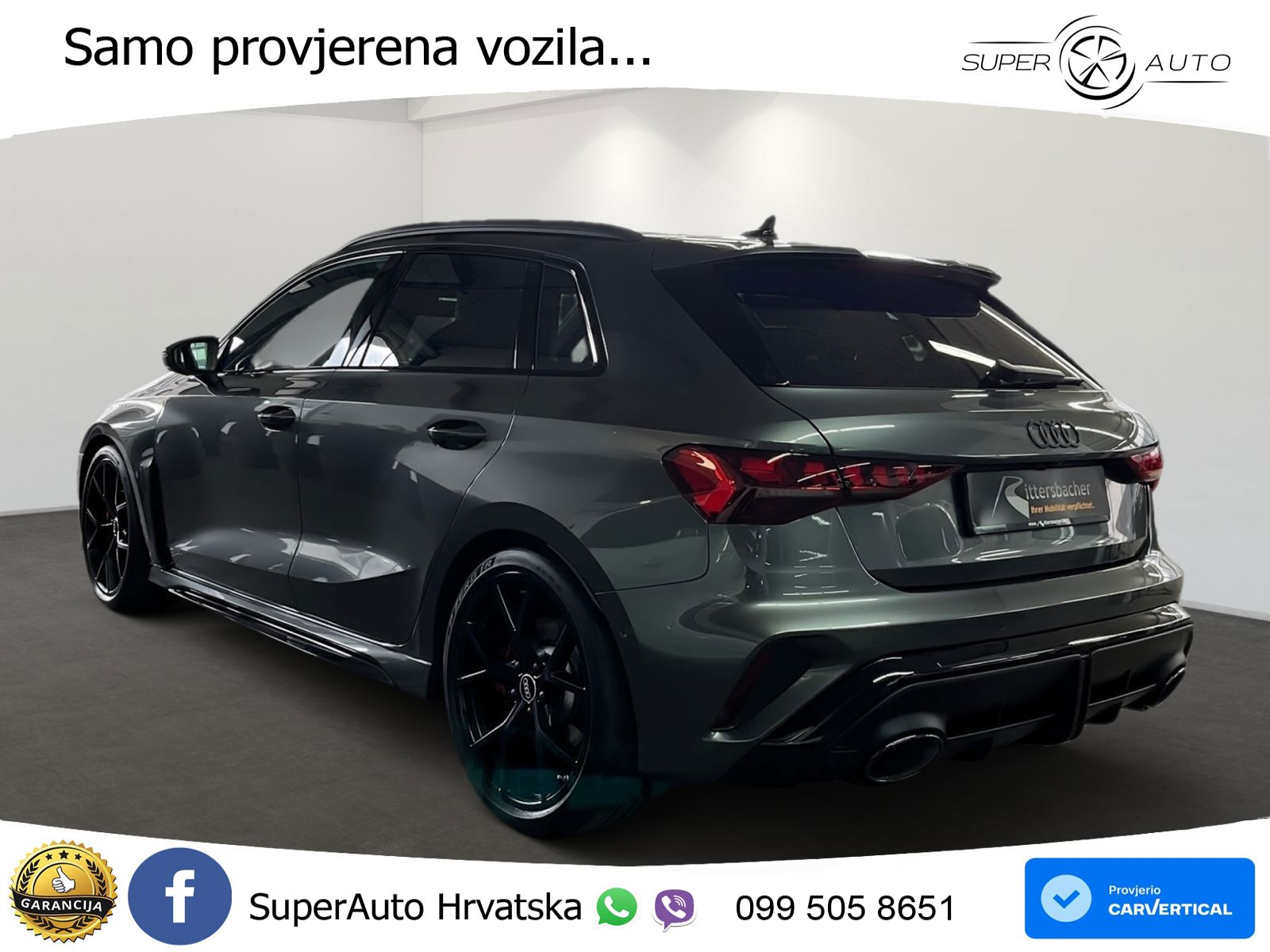 Audi RS3 Sedan 2.5 TFSI (400 KS) quattro S tronic LED+GR SJED+ACC