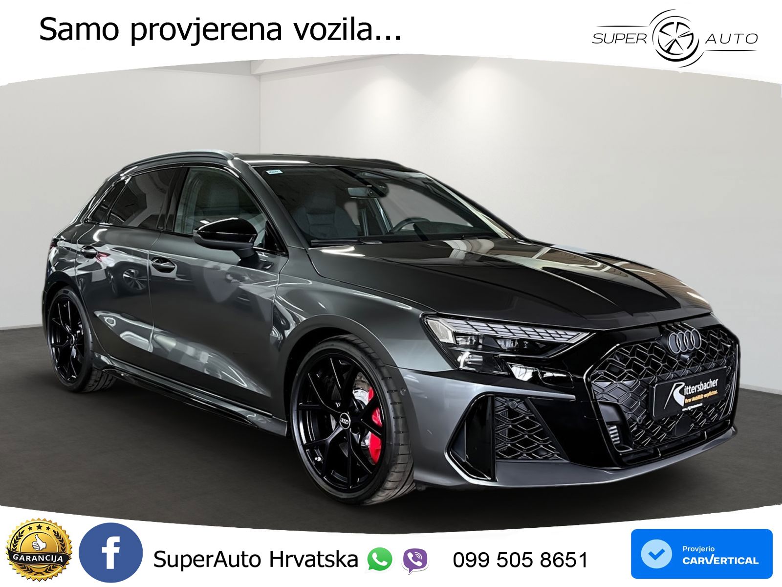 Audi RS3 Sedan 2.5 TFSI (400 KS) quattro S tronic LED+GR SJED+ACC