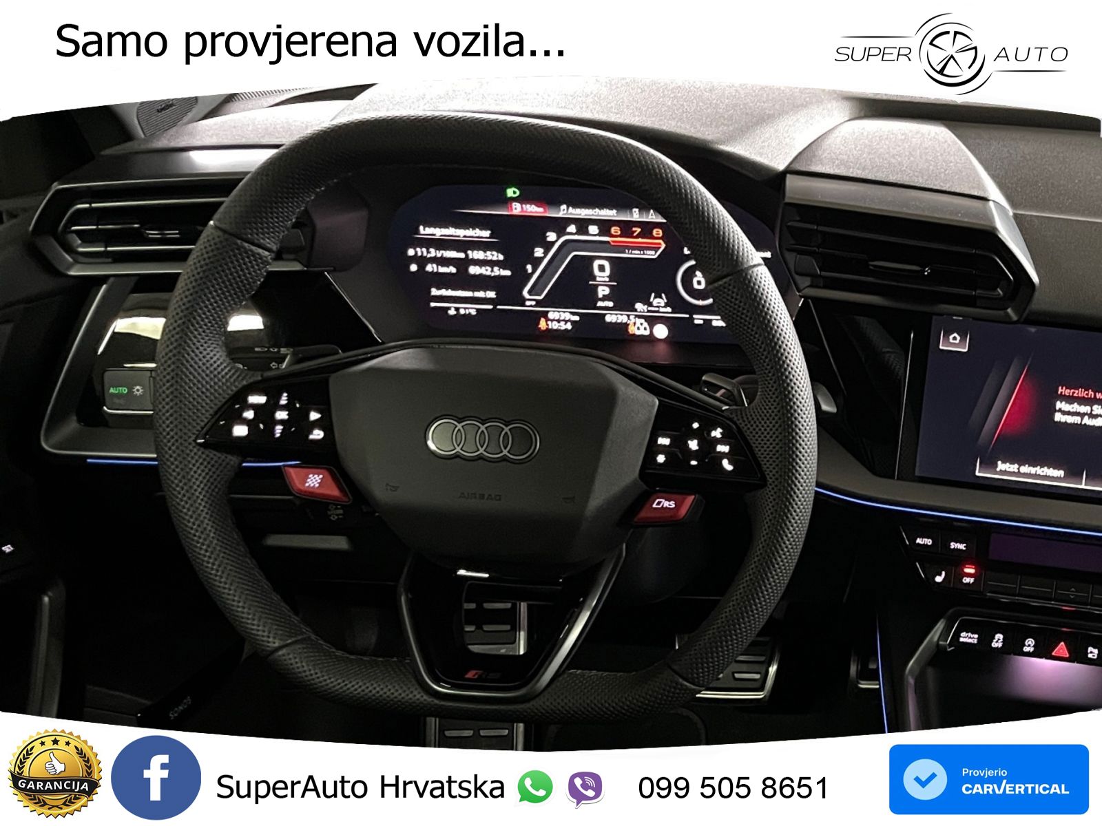 Audi RS3 Sedan 2.5 TFSI (400 KS) quattro S tronic LED+GR SJED+ACC