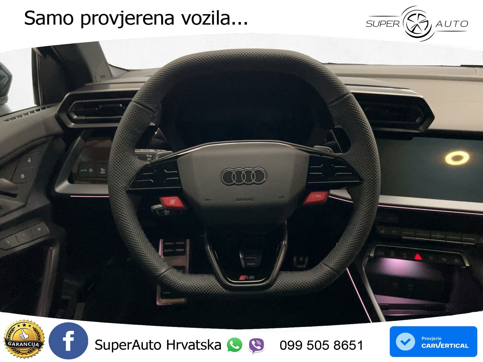 Audi RS3 Sedan 2.5 TFSI (400 KS) quattro S tronic LED+GR SJED+ACC