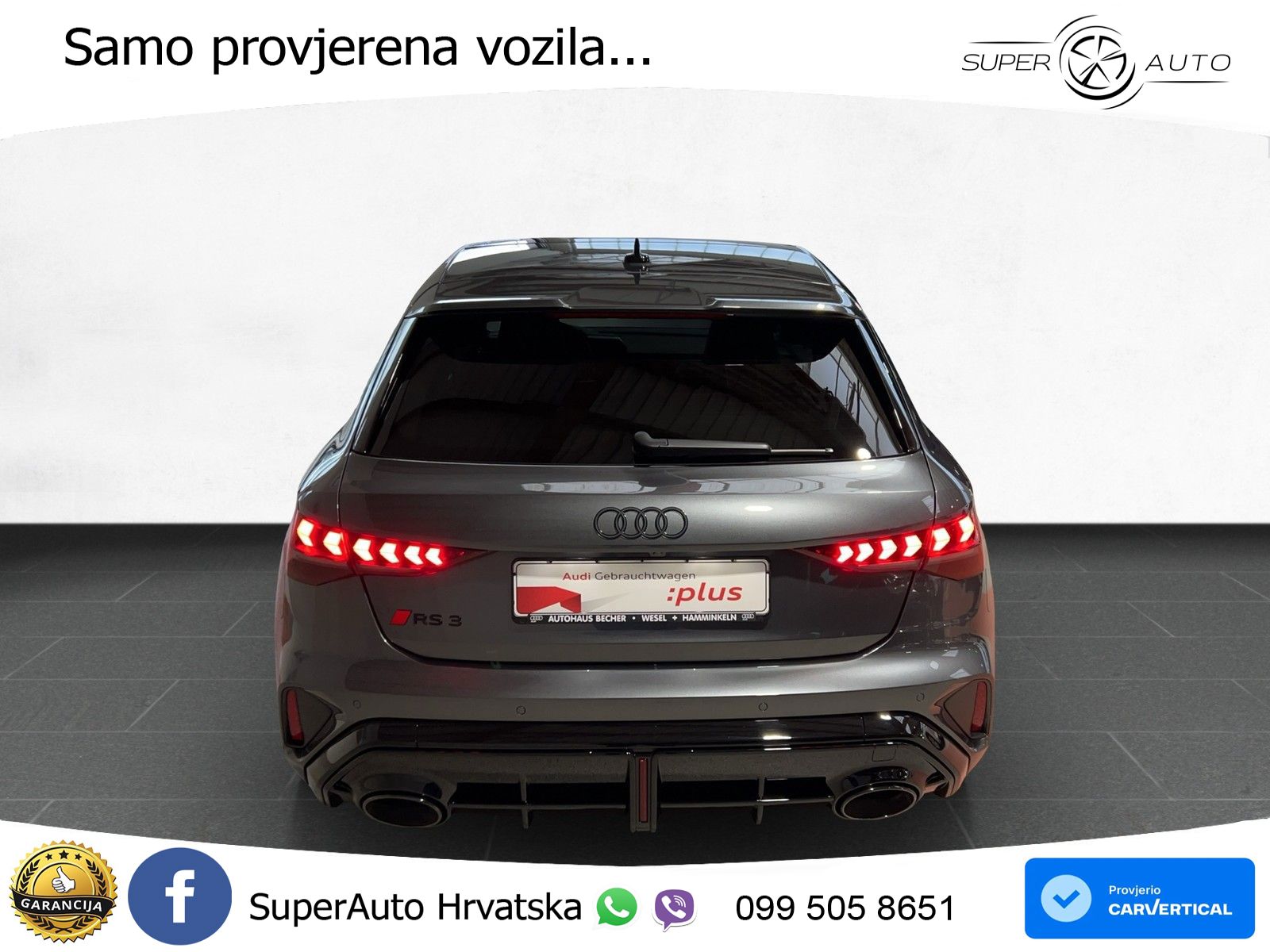Audi RS3 Sedan 2.5 TFSI (400 KS) quattro S tronic LED+GR SJED+ACC