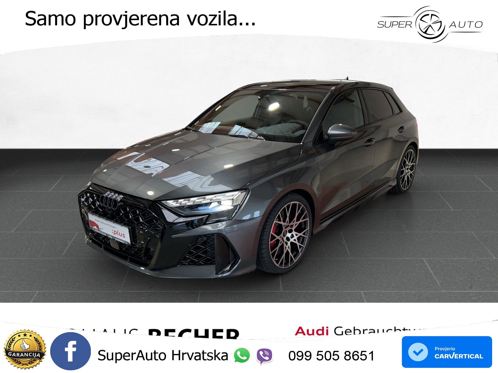 Audi RS3 Sedan 2.5 TFSI (400 KS) quattro S tronic LED+GR SJED+ACC