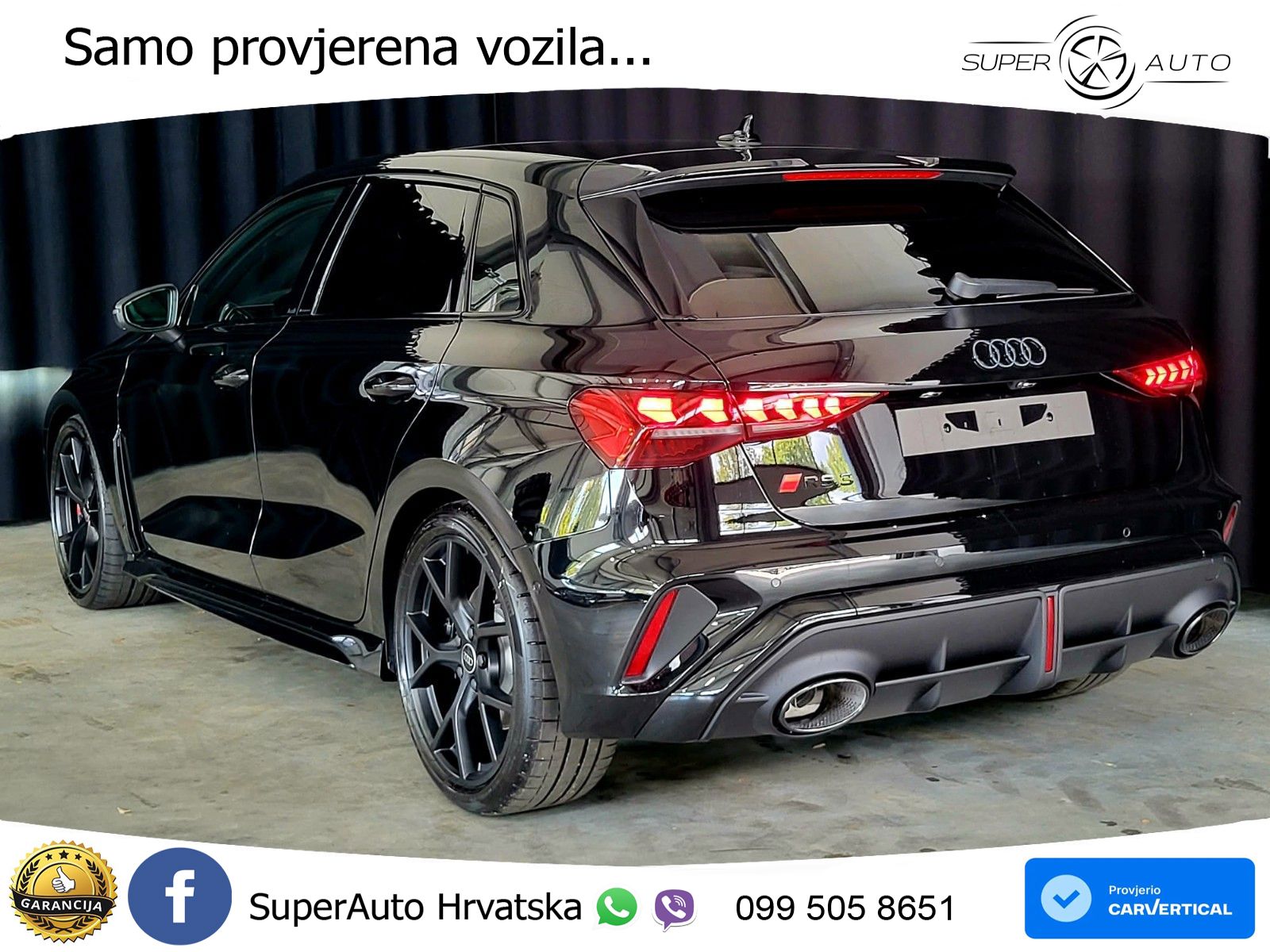 Audi RS3 Sedan 2.5 TFSI (400 KS) quattro S tronic LED+GR SJED+ACC
