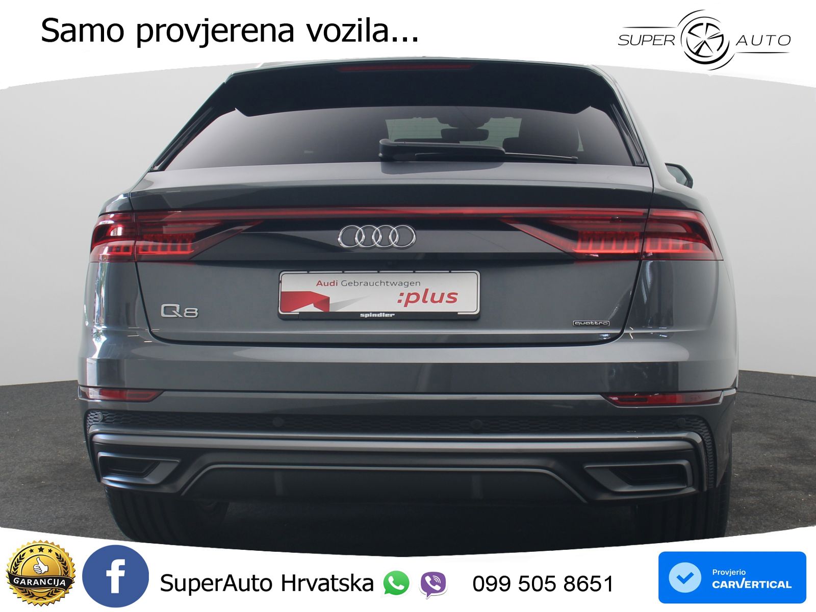 Audi Q8 55 TFSIe V6 (381 KS) quattro tiptronic