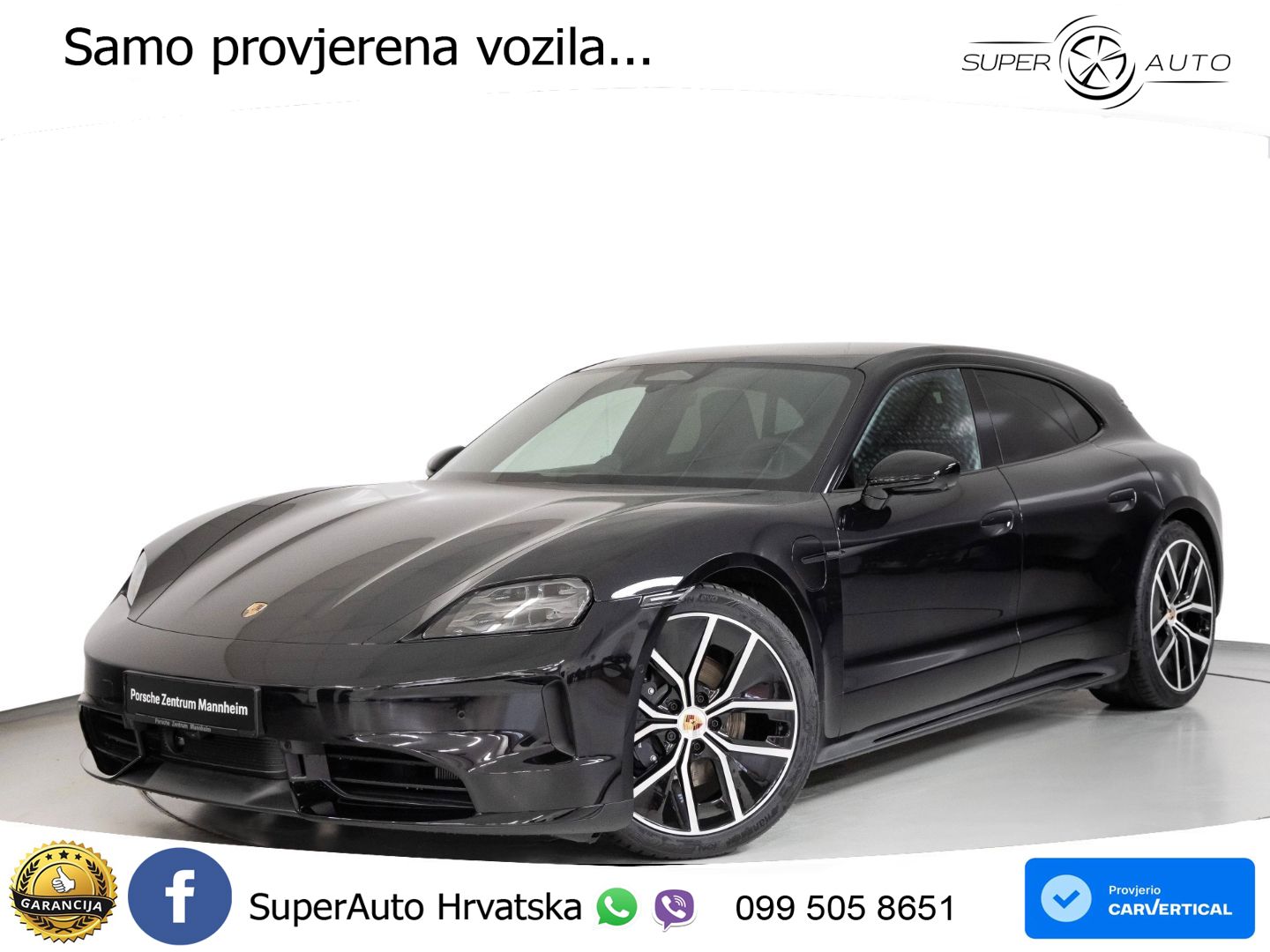 Porsche Taycan Sport Turismo 105 kWh (435 KS)